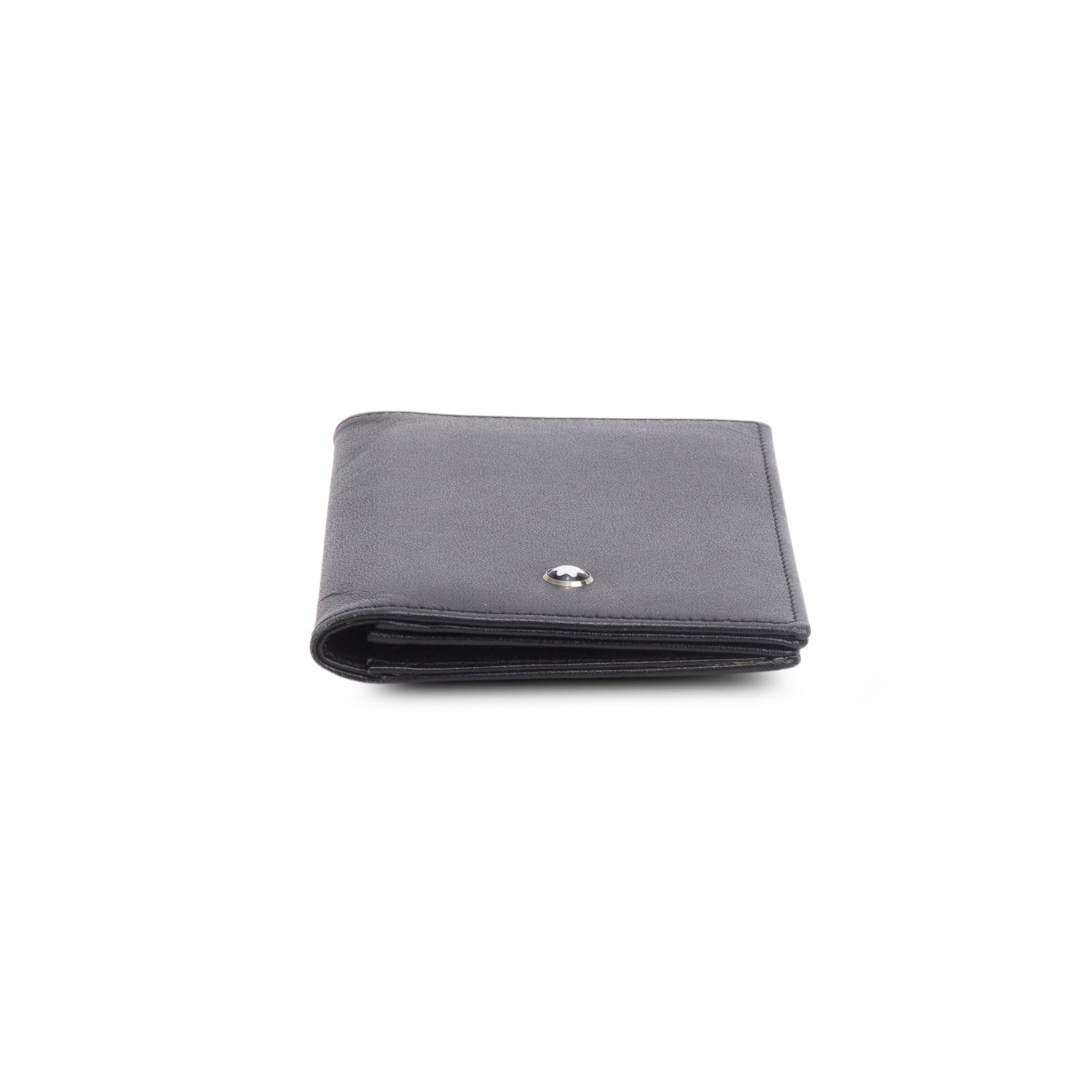 Montblanc Black Leather Meisterstuck Card Holder w/ Box