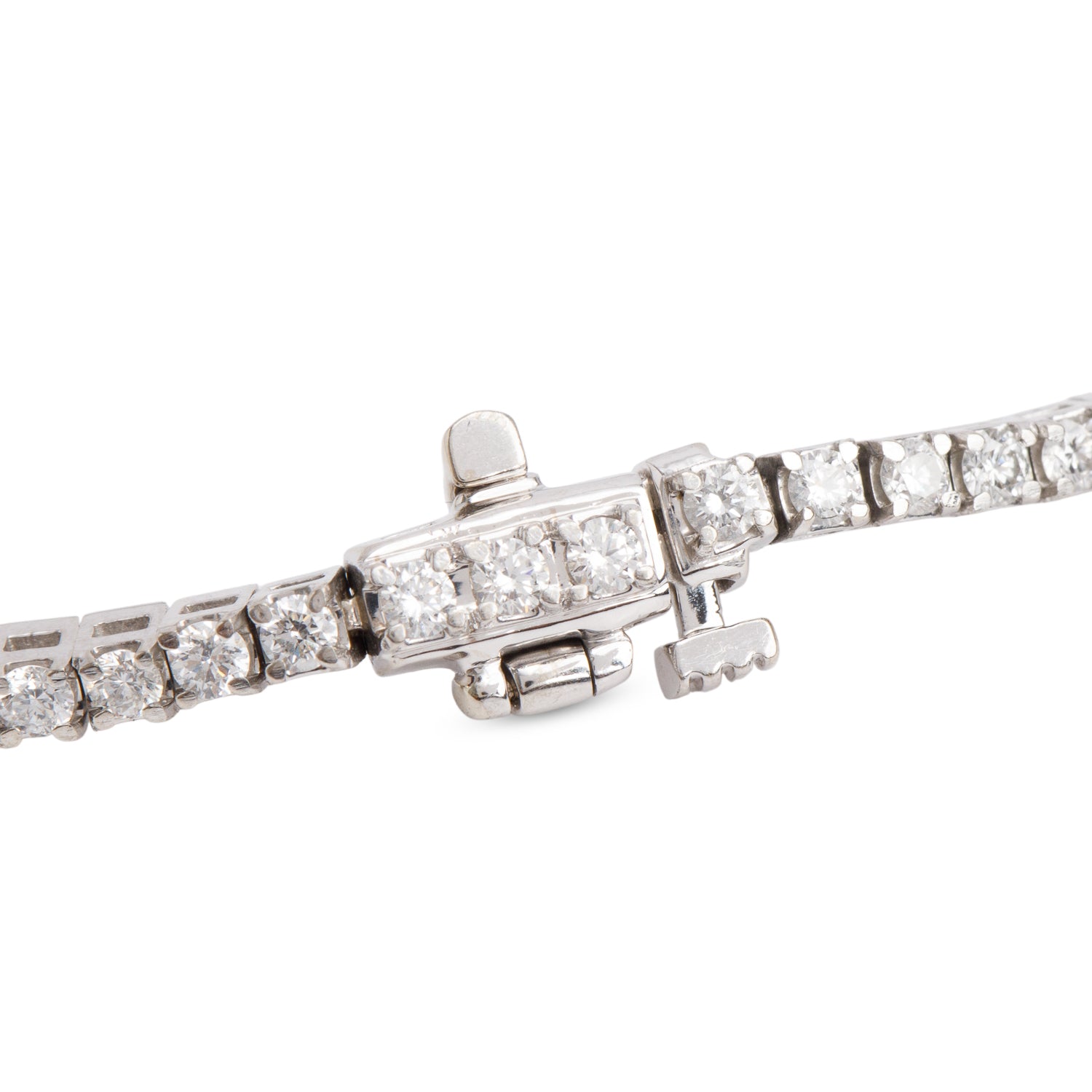 14k White Gold 2.67 tcw. Diamond Tennis Bracelet