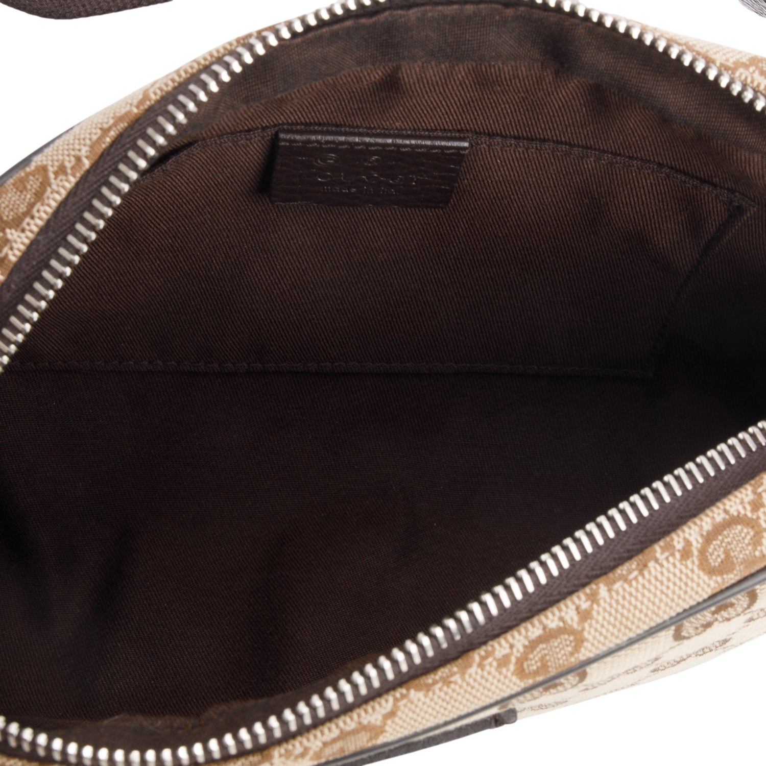 Gucci Beige GG Canvas Belt Bag