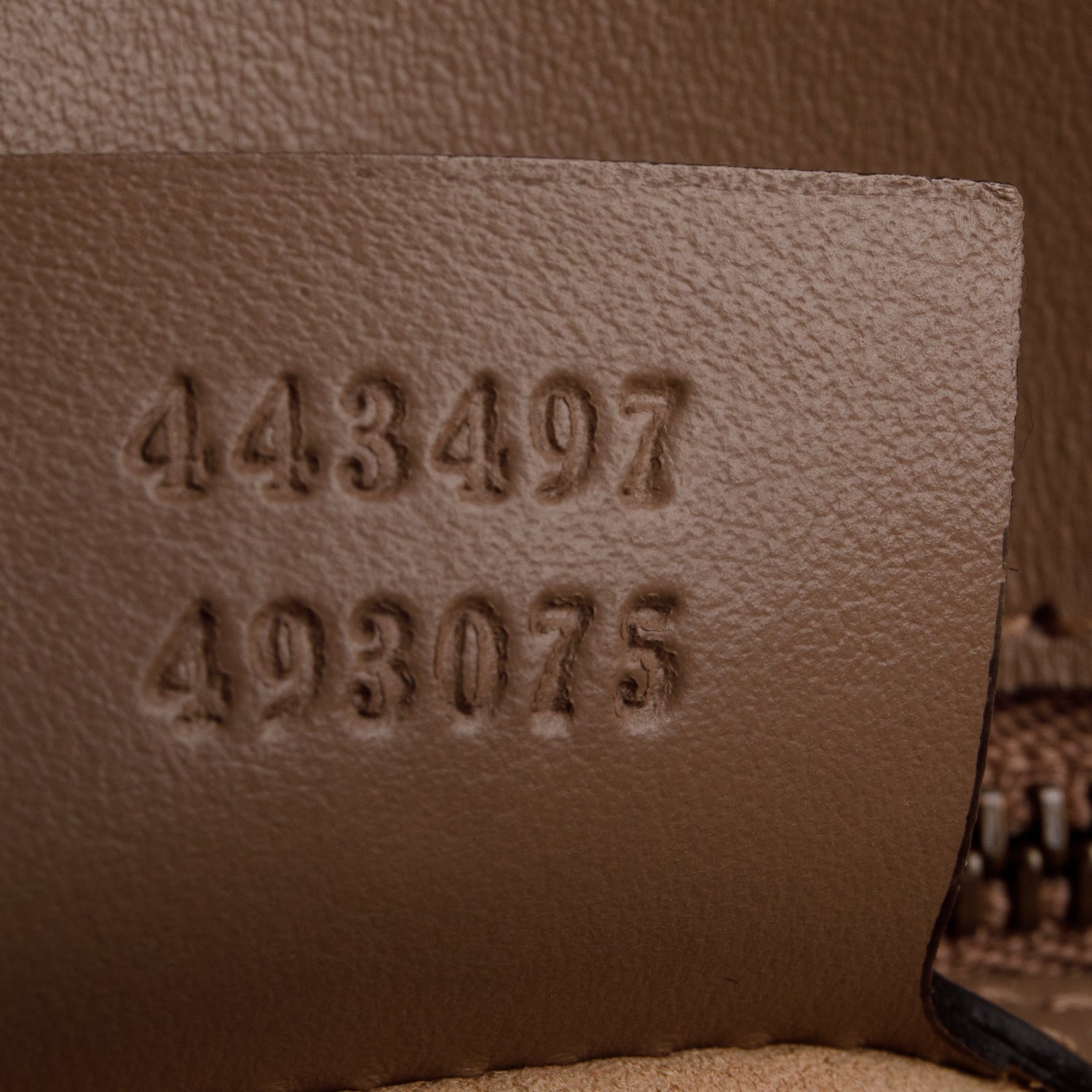 Gucci Taupe Leather GG Marmont Small Shoulder Bag