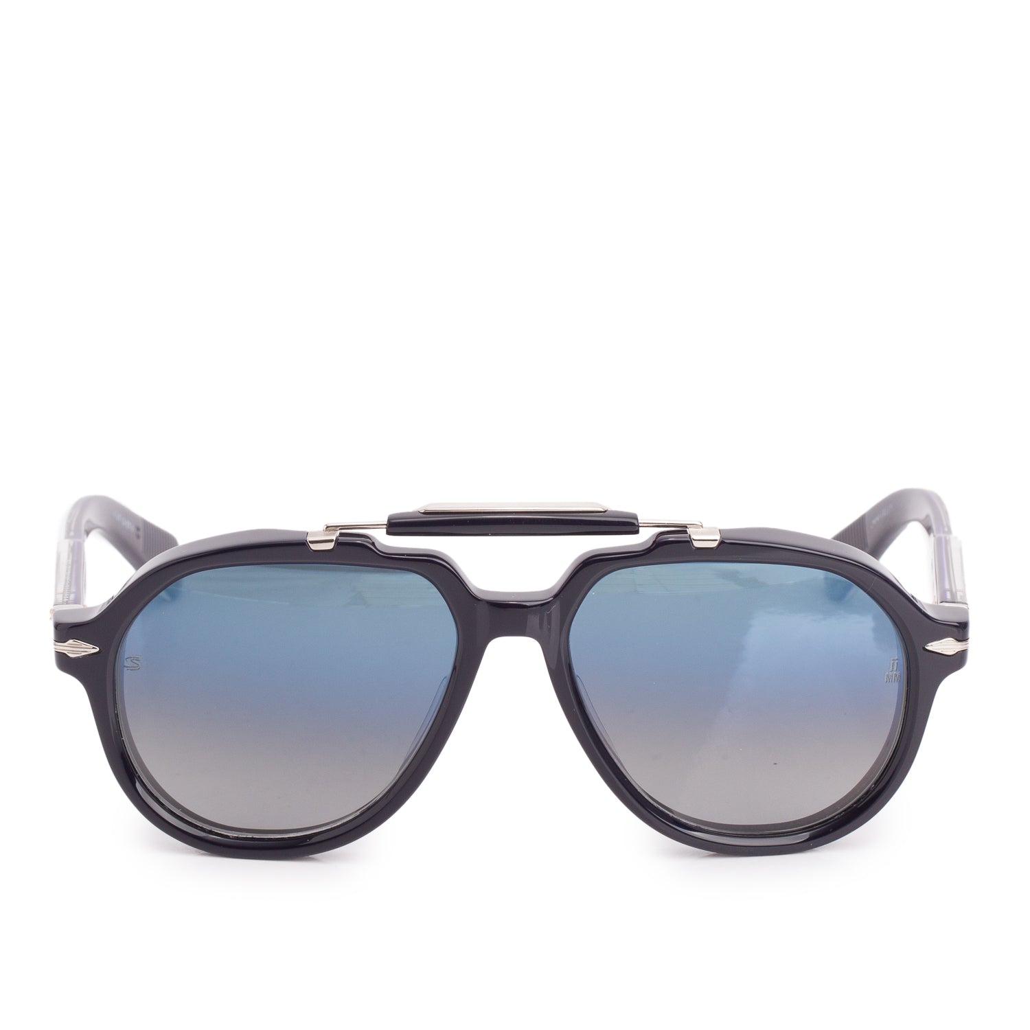 Jacques Marie Mage JMMITR11K Black Acetate Senna 1991 Senna Sunglasses w/ Box & Case