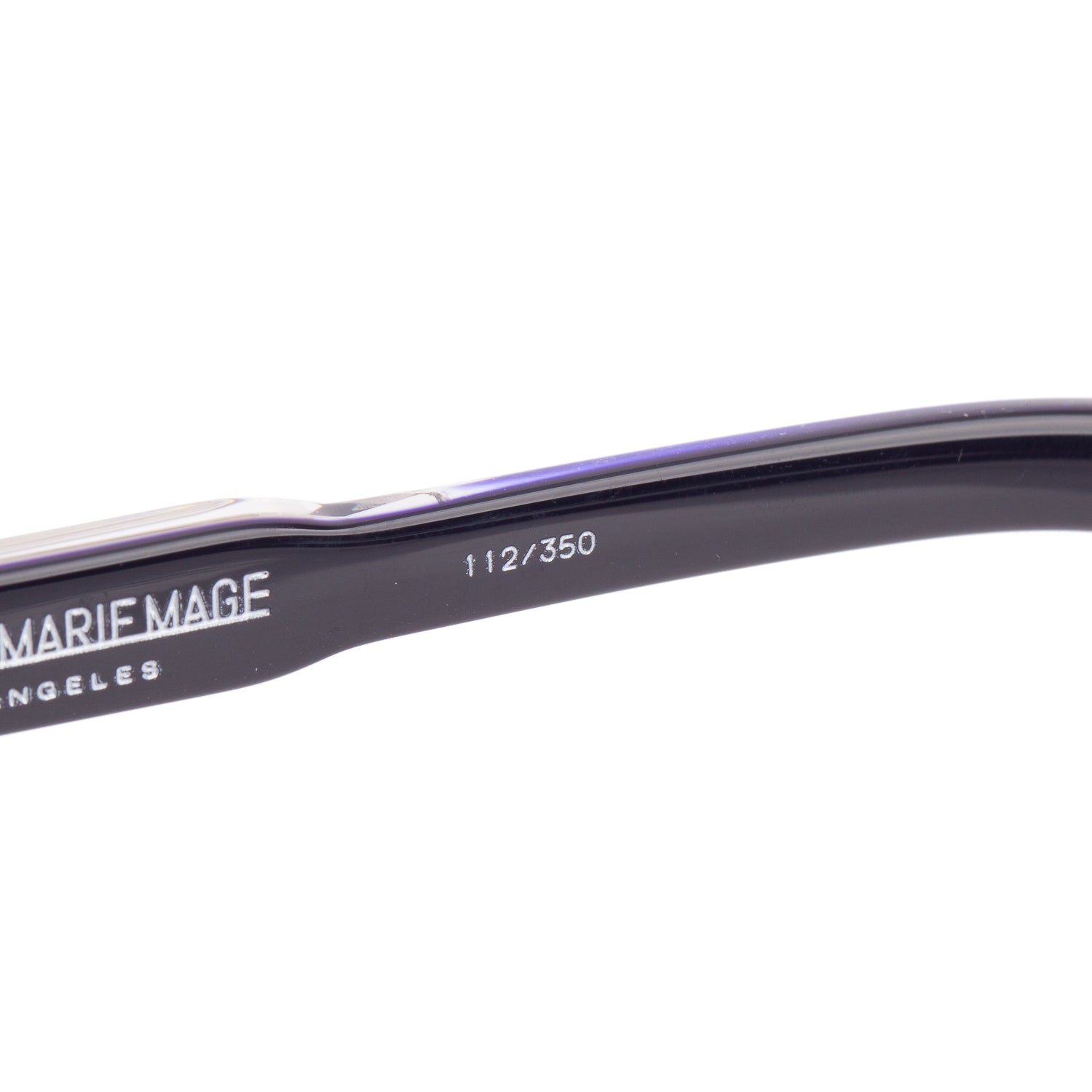 Jacques Marie Mage JMMITR11K Black Acetate Senna 1991 Senna Sunglasses w/ Box & Case