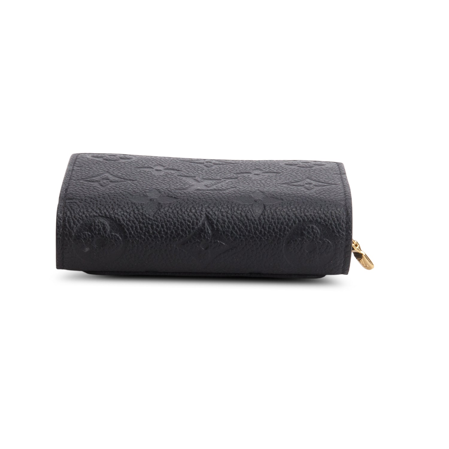 Louis Vuitton Black Monogram Empreinte Clea Wallet w/ Box