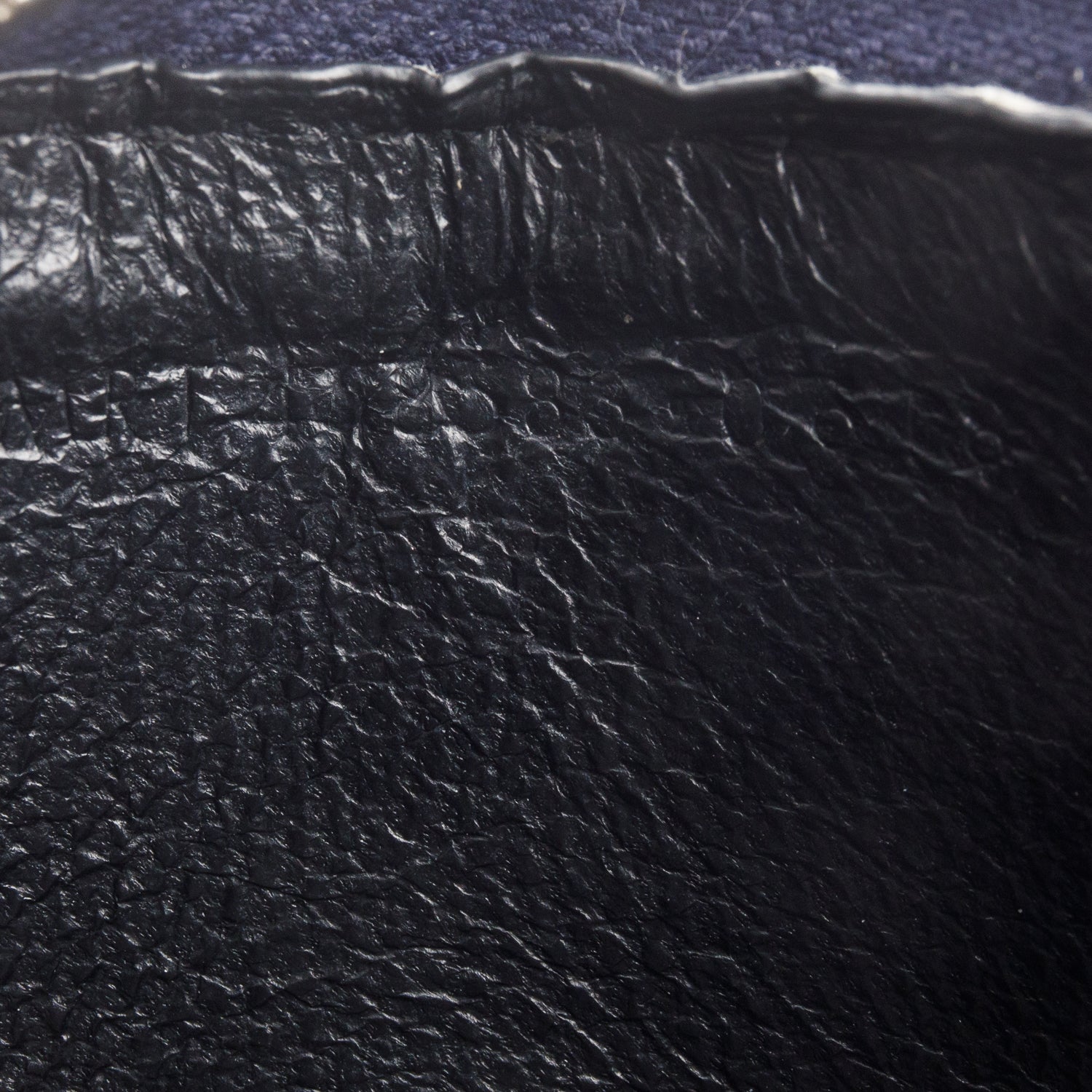 Saint Laurent Blue Croc Embossed Tiny Fragments Zip Card Case w/ Box