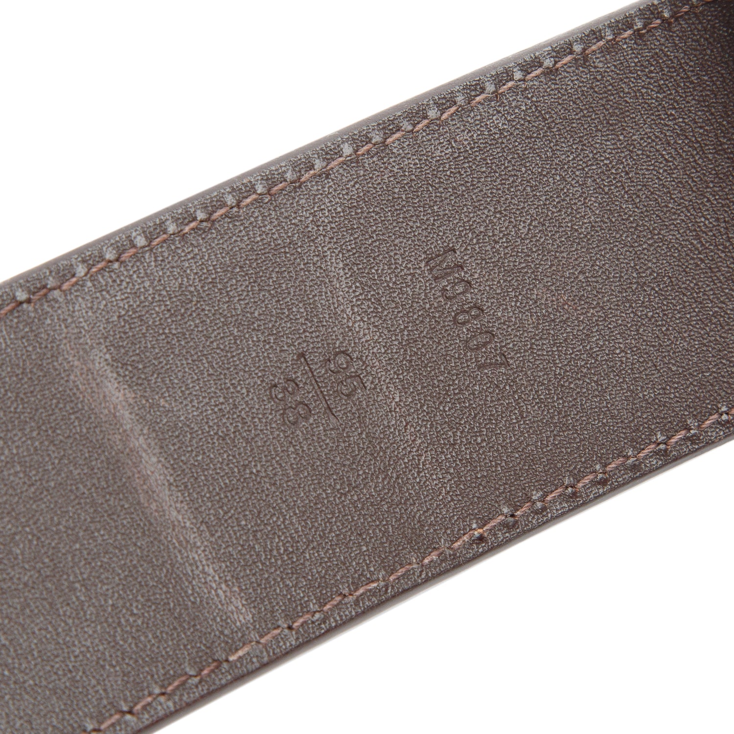 Louis Vuitton Damier Ebene LV Initials Belt 95 38