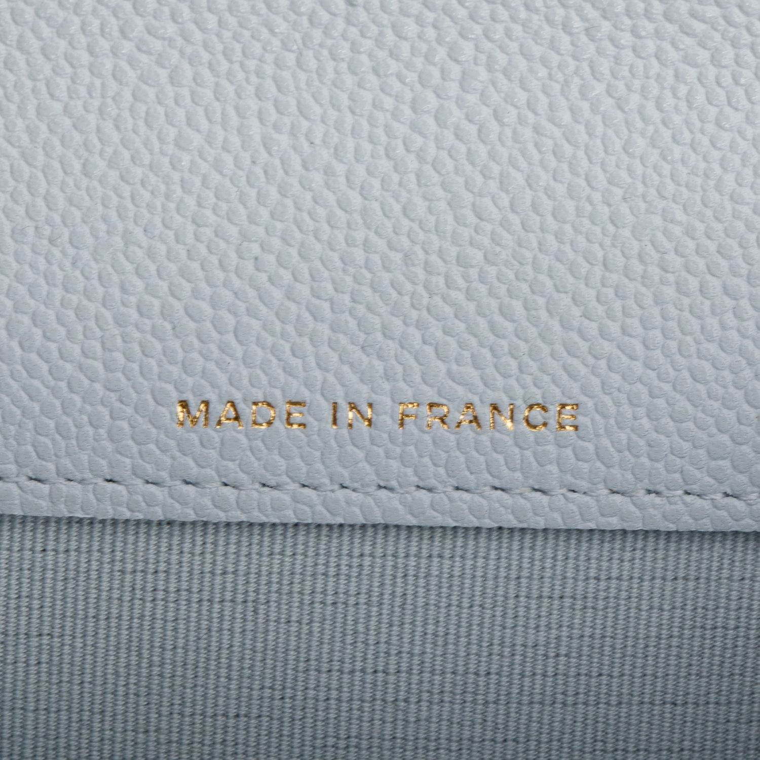 Chanel Blue Caviar Leather Classic Flap Card Holder