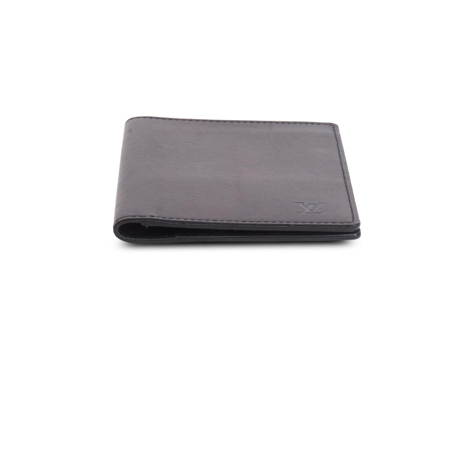 Louis Vuitton Black Smooth Leather Nomade Passport Cover