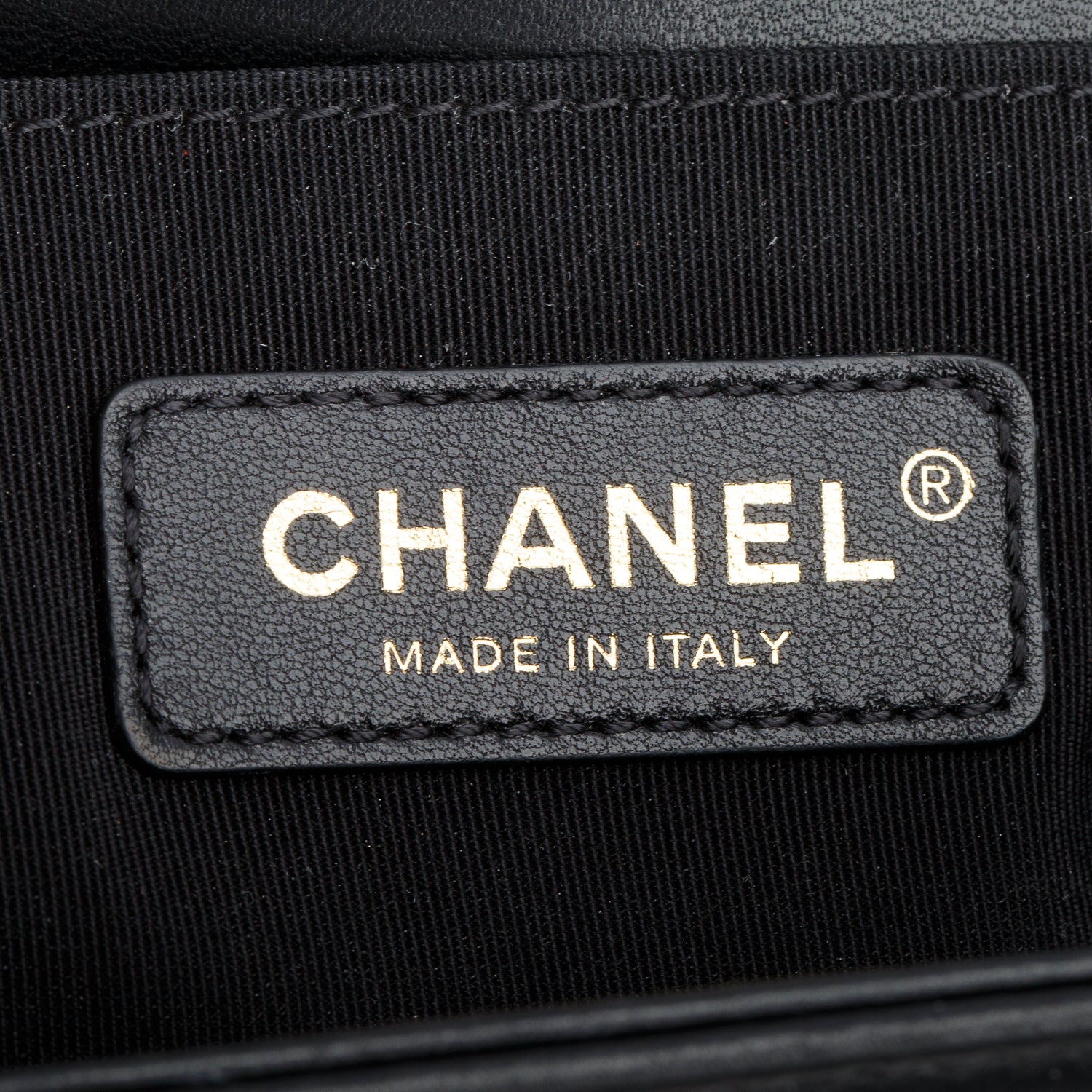 Chanel Black Quilted Lambskin Leather Medium Boy Bag w/ Box & Authenticity Card