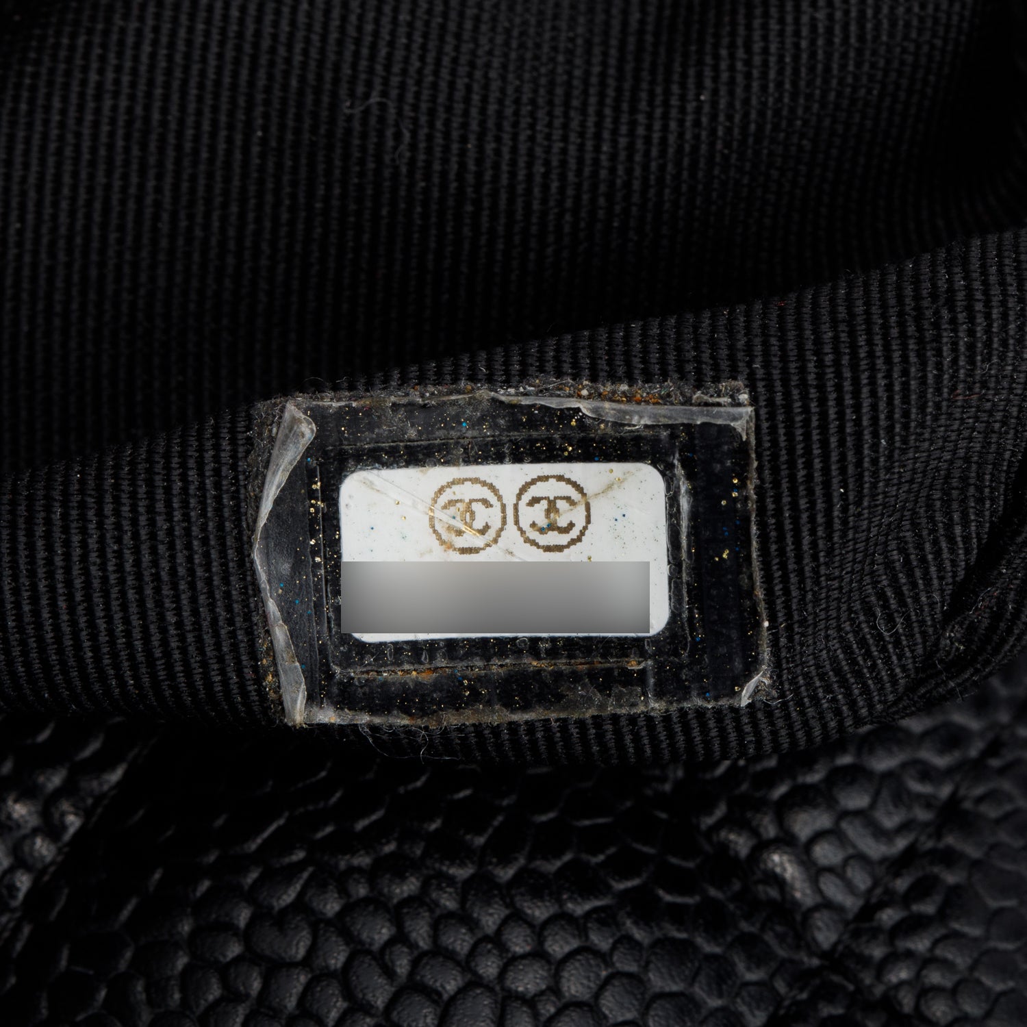Chanel Black Caviar Quilted Timeless CC Shoulder Bag
