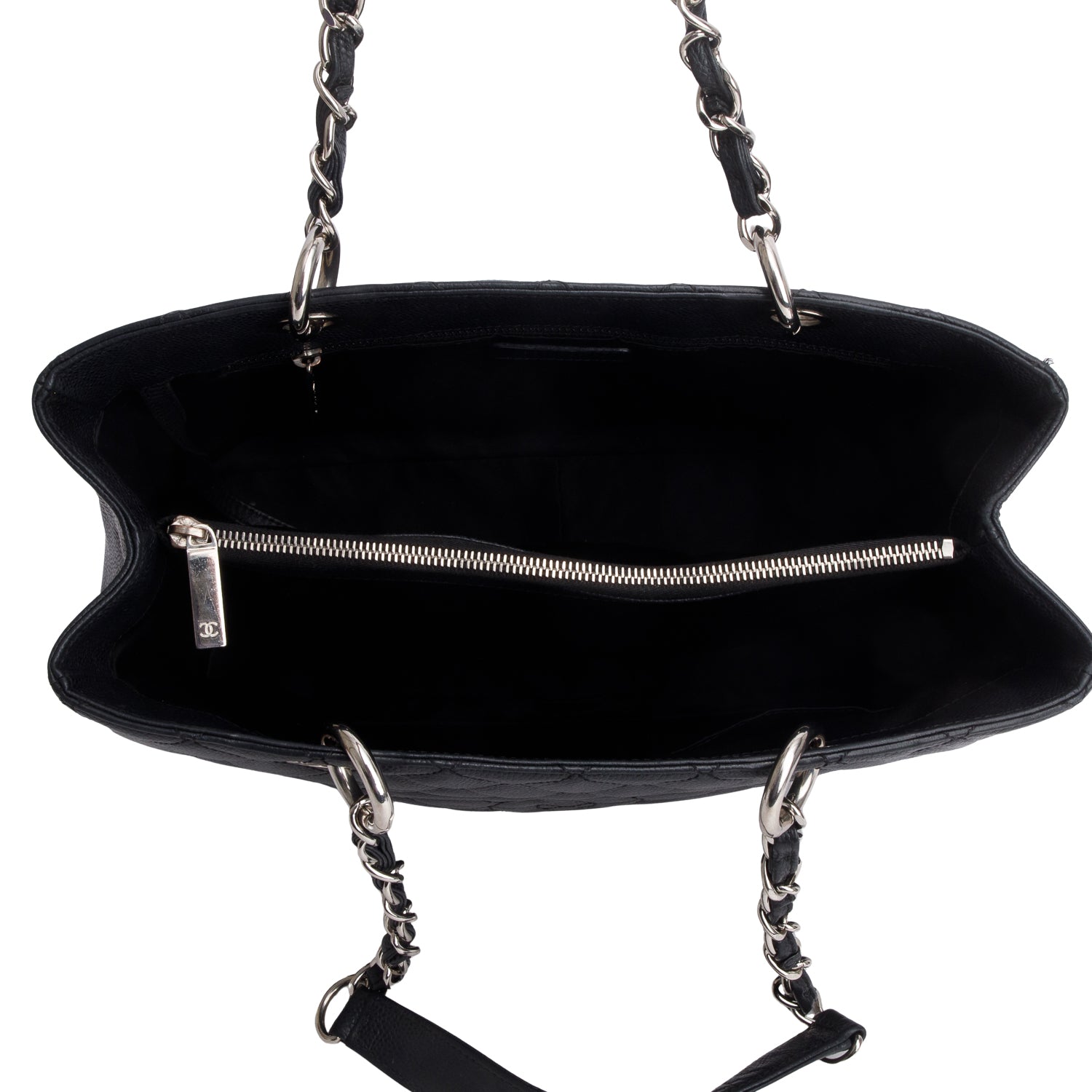 Chanel Black Caviar Leather Grand Shopping Tote (GST)