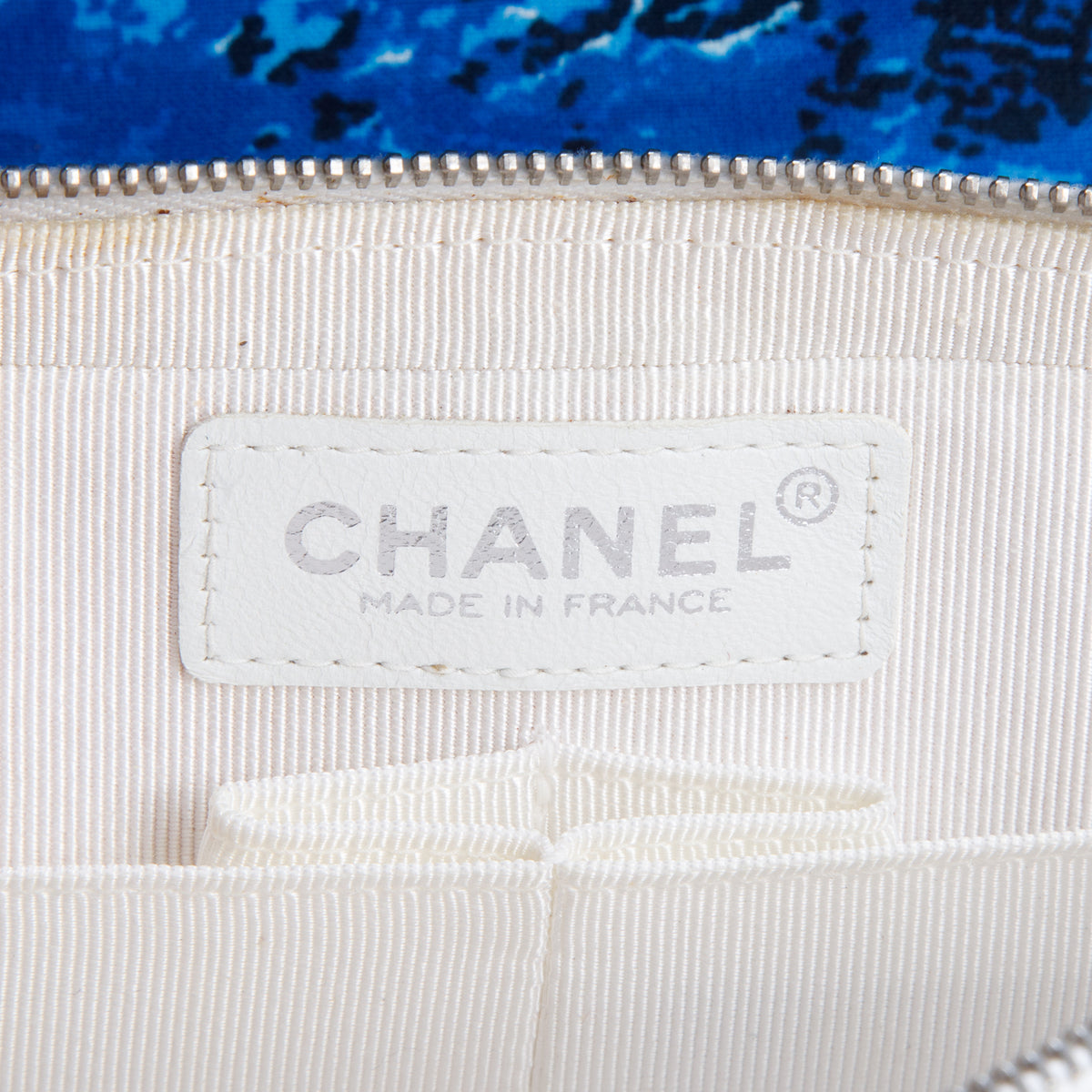 Chanel Multicolor Canvas Square Quilted Surf Flap Bag w/ Authenticity Card
