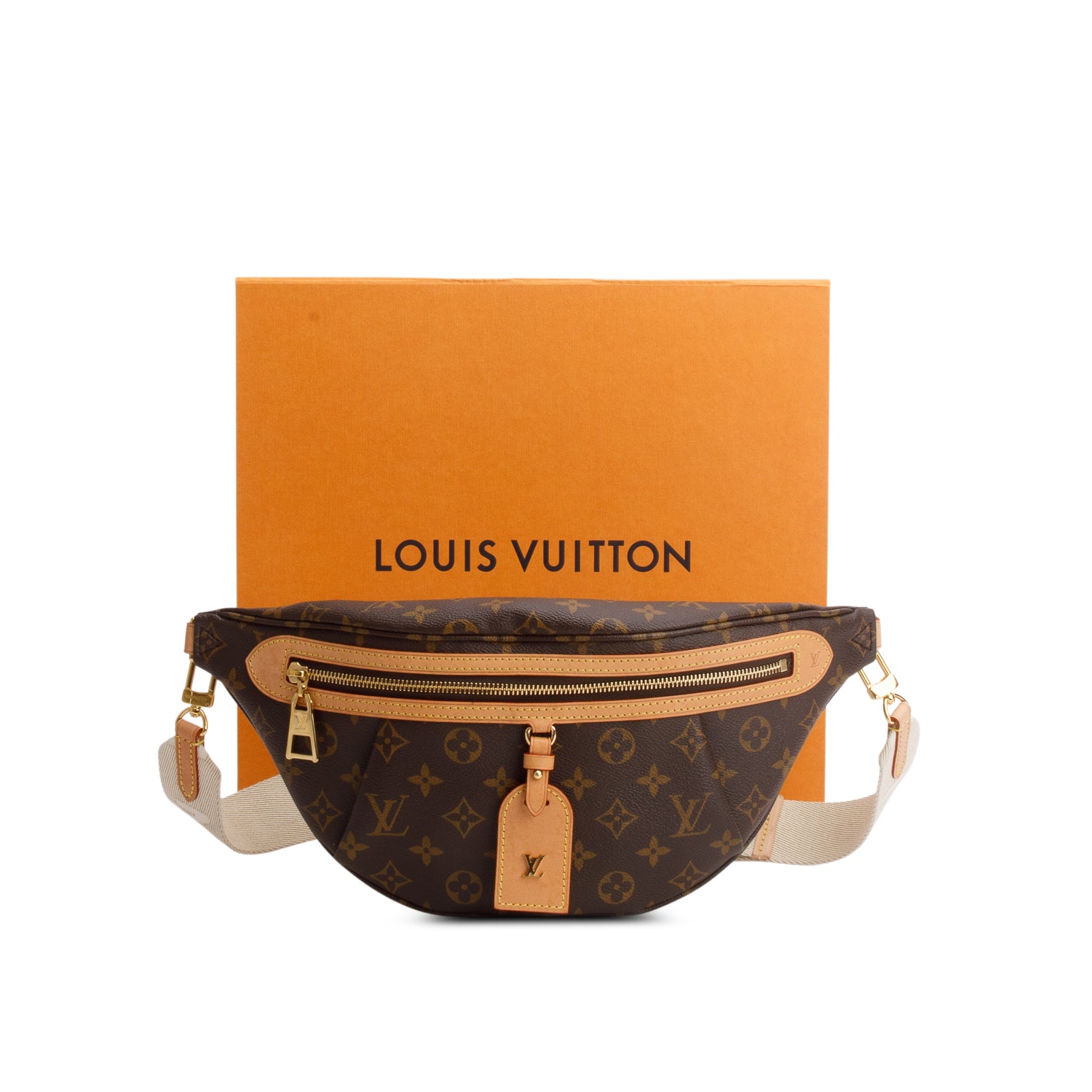 Louis Vuitton 2024 Monogram High Rise Bumbag w/ Box & Receipt