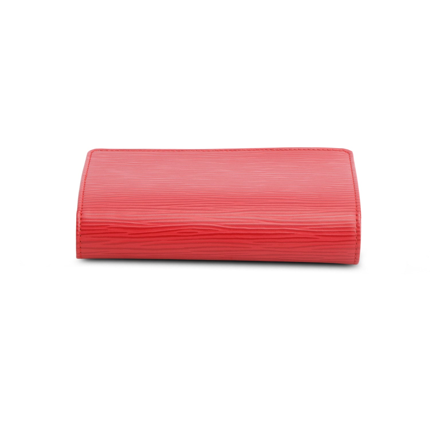 Louis Vuitton Red Epi French Purse Wallet