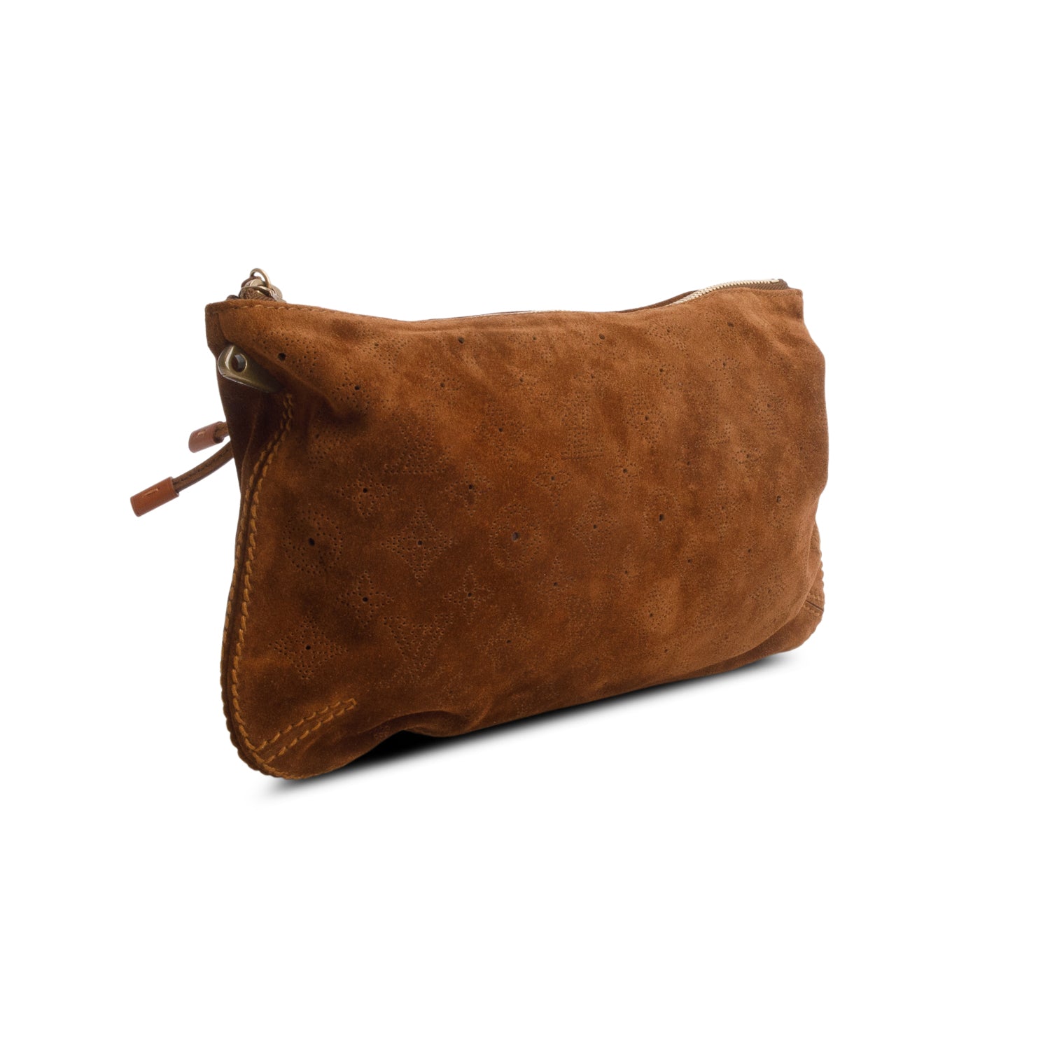 Louis Vuitton Brown Suede Onatah Pochette