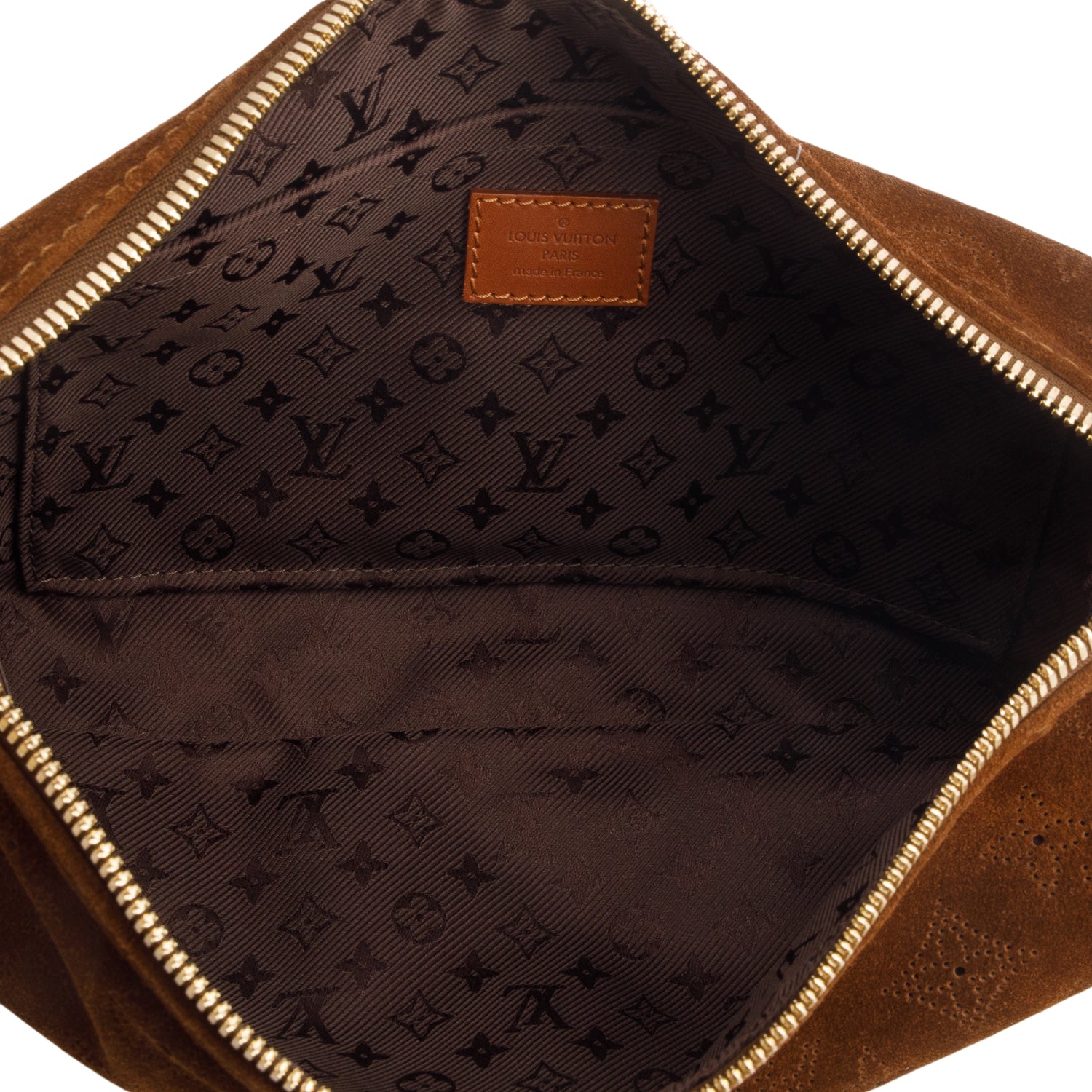 Louis Vuitton Brown Suede Onatah Pochette