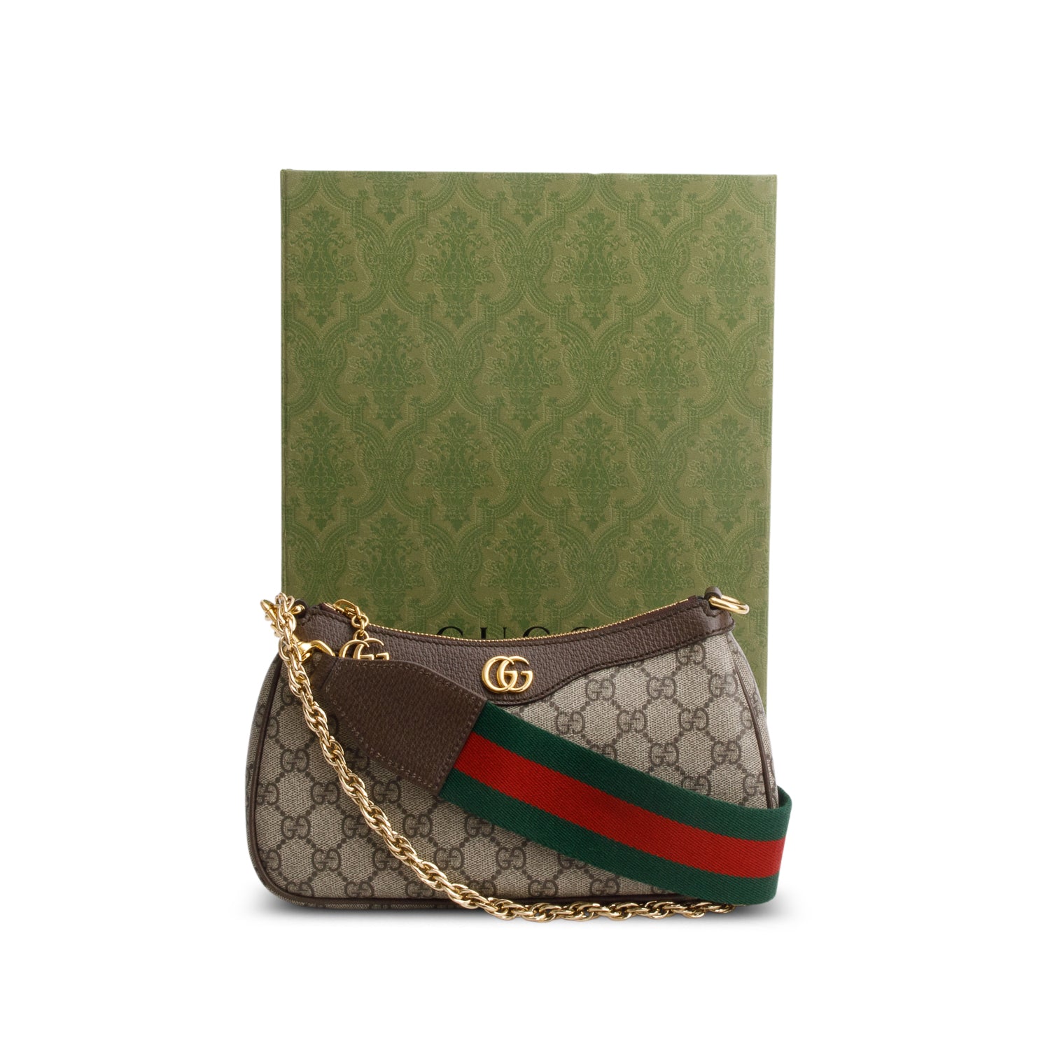Gucci GG Supreme Ophidia Small Shoulder Bag w/ Box & Straps