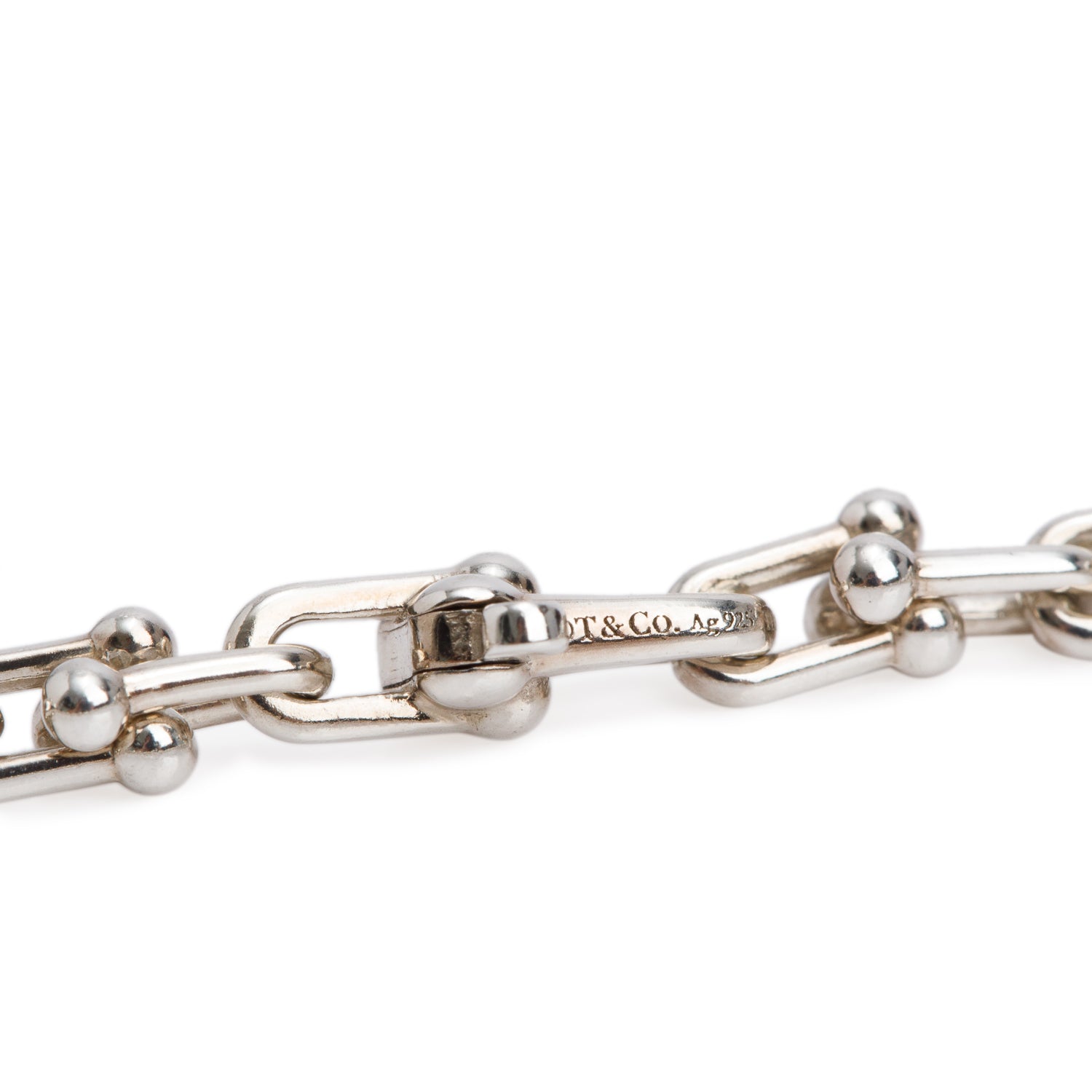 Tiffany & Co. Sterling Silver HardWear Micro Link Bracelet