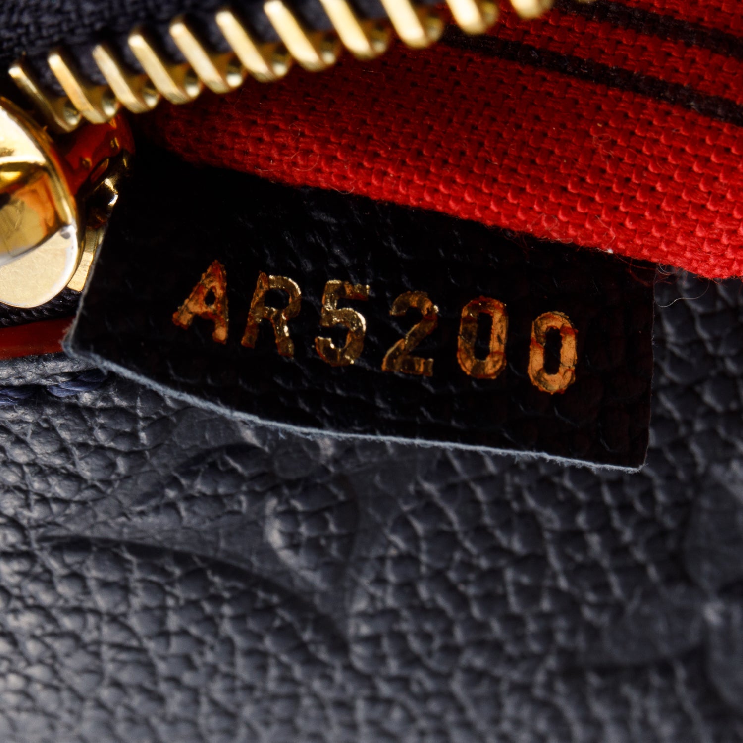 Louis Vuitton Navy Monogram Empreinte Leather Pochette Metis w/ Box & Strap