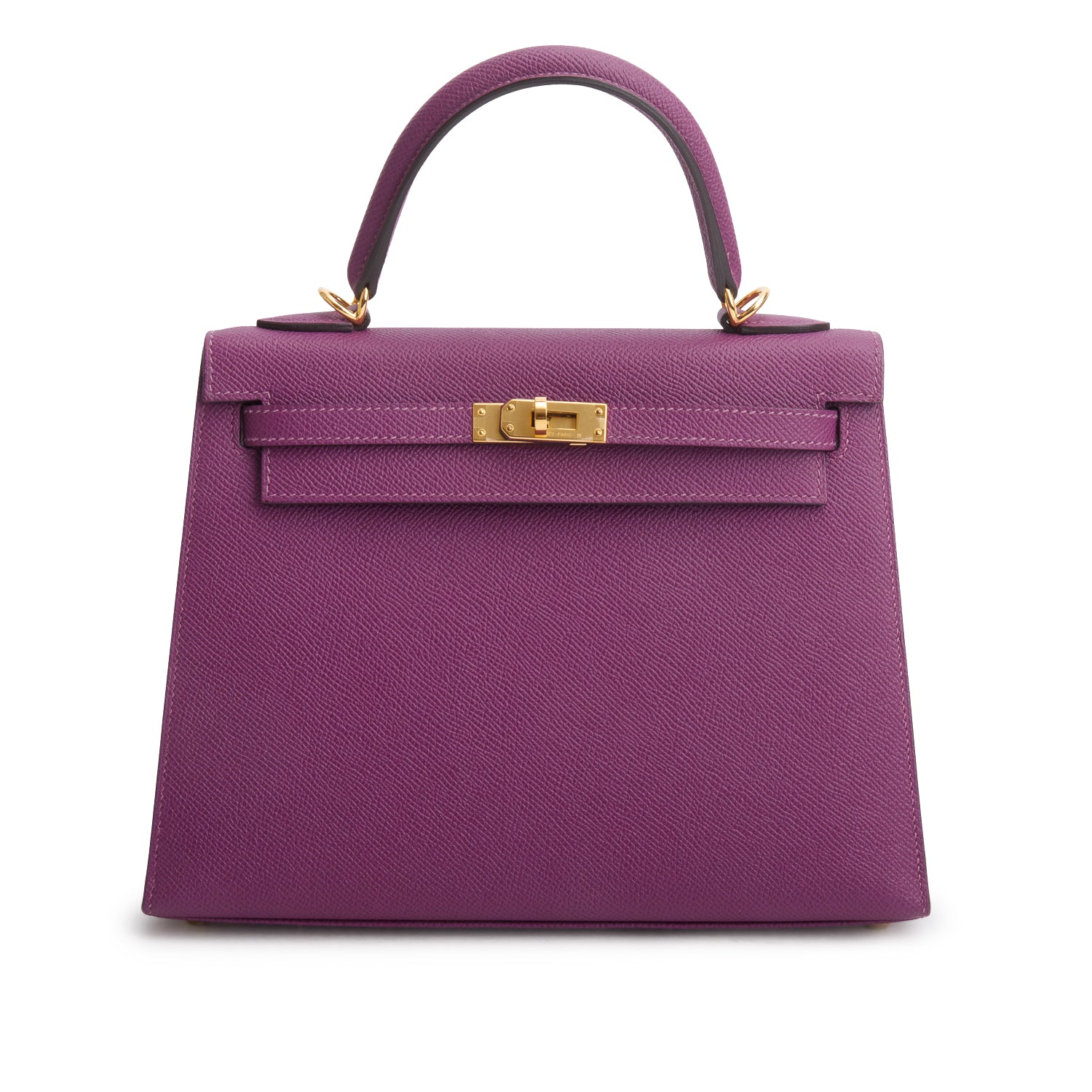 Hermes 2020 Anemone Veau Epsom Kelly II Sellier 25 w/ Strap