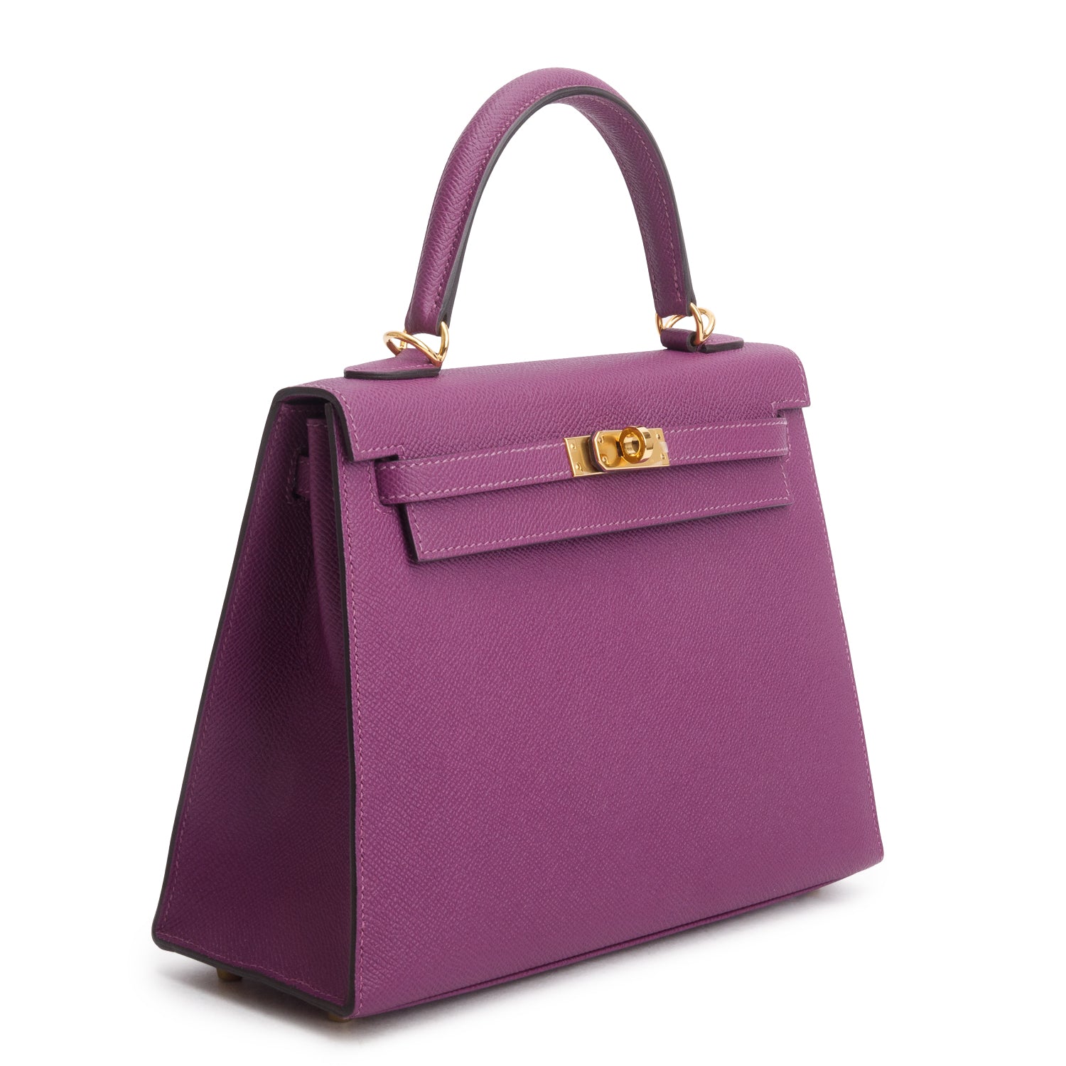 Hermes 2020 Anemone Veau Epsom Kelly II Sellier 25 w/ Strap