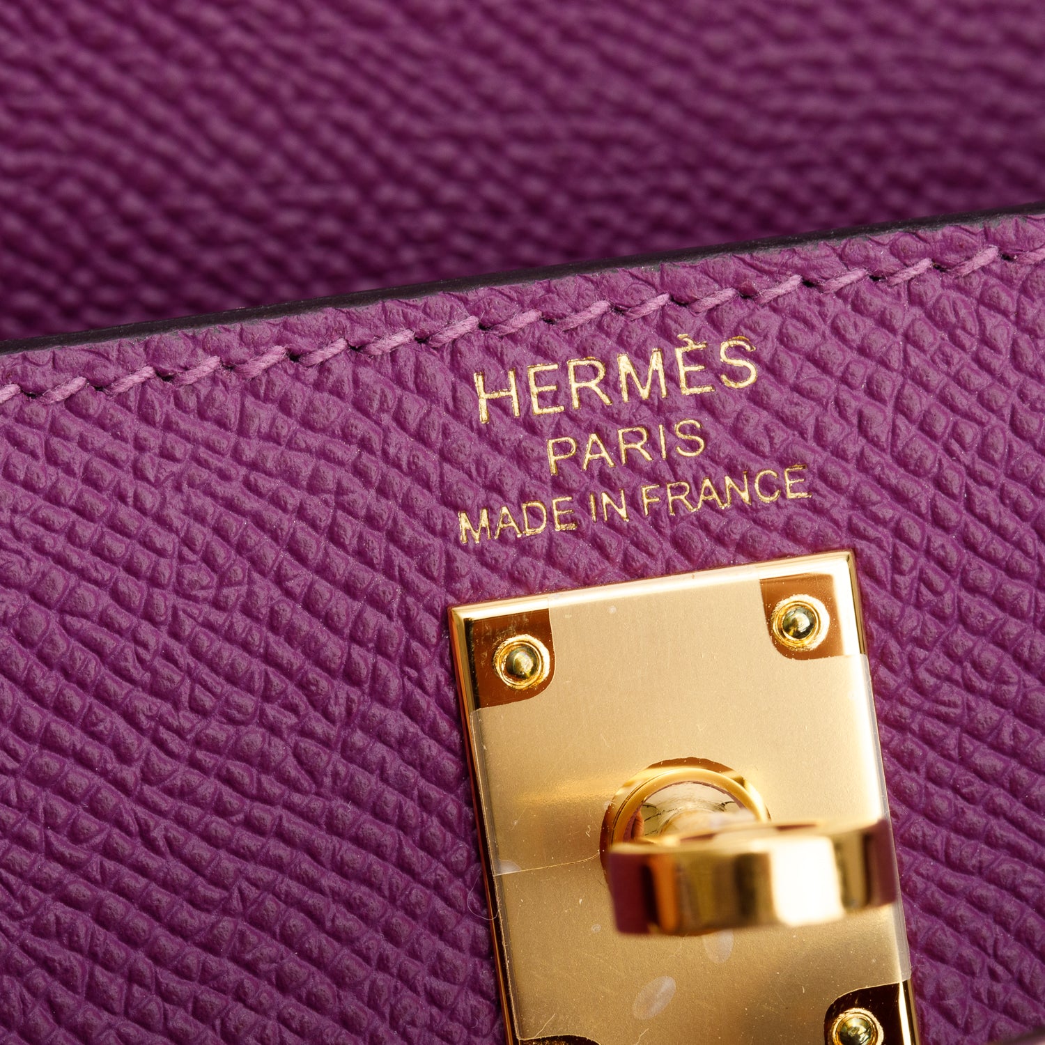 Hermes 2020 Anemone Veau Epsom Kelly II Sellier 25 w/ Strap