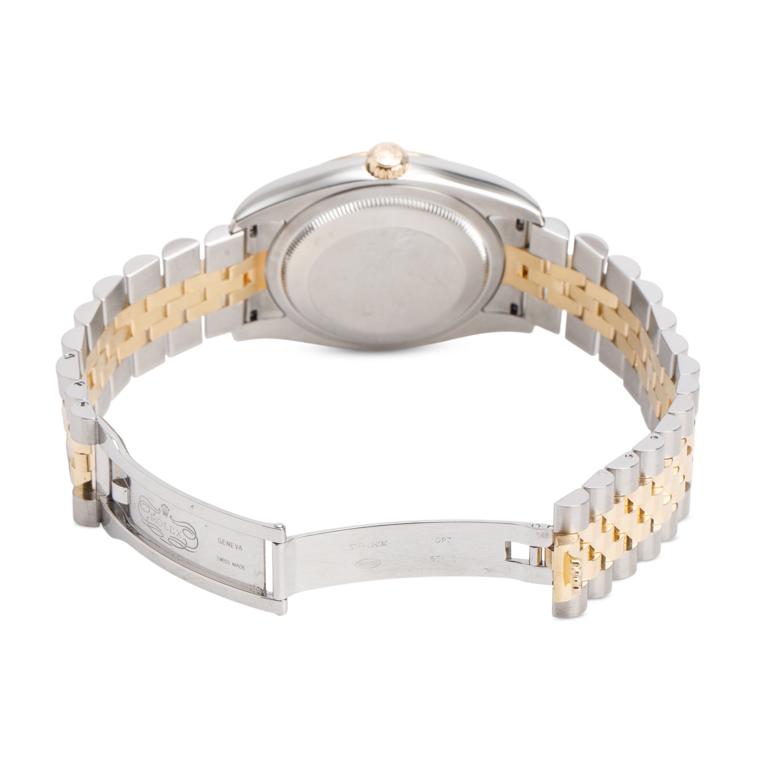 Rolex Stainless Steel & 18k Yellow Gold Datejust 36 MM Watch Silver Dial 116233 w/ Box & Papers