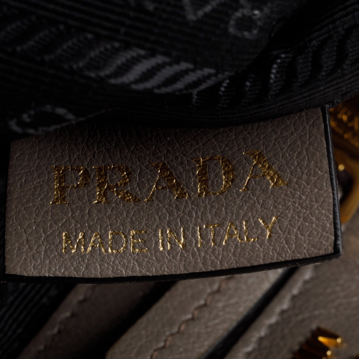 Prada Grey Glace Calf Messenger Bag