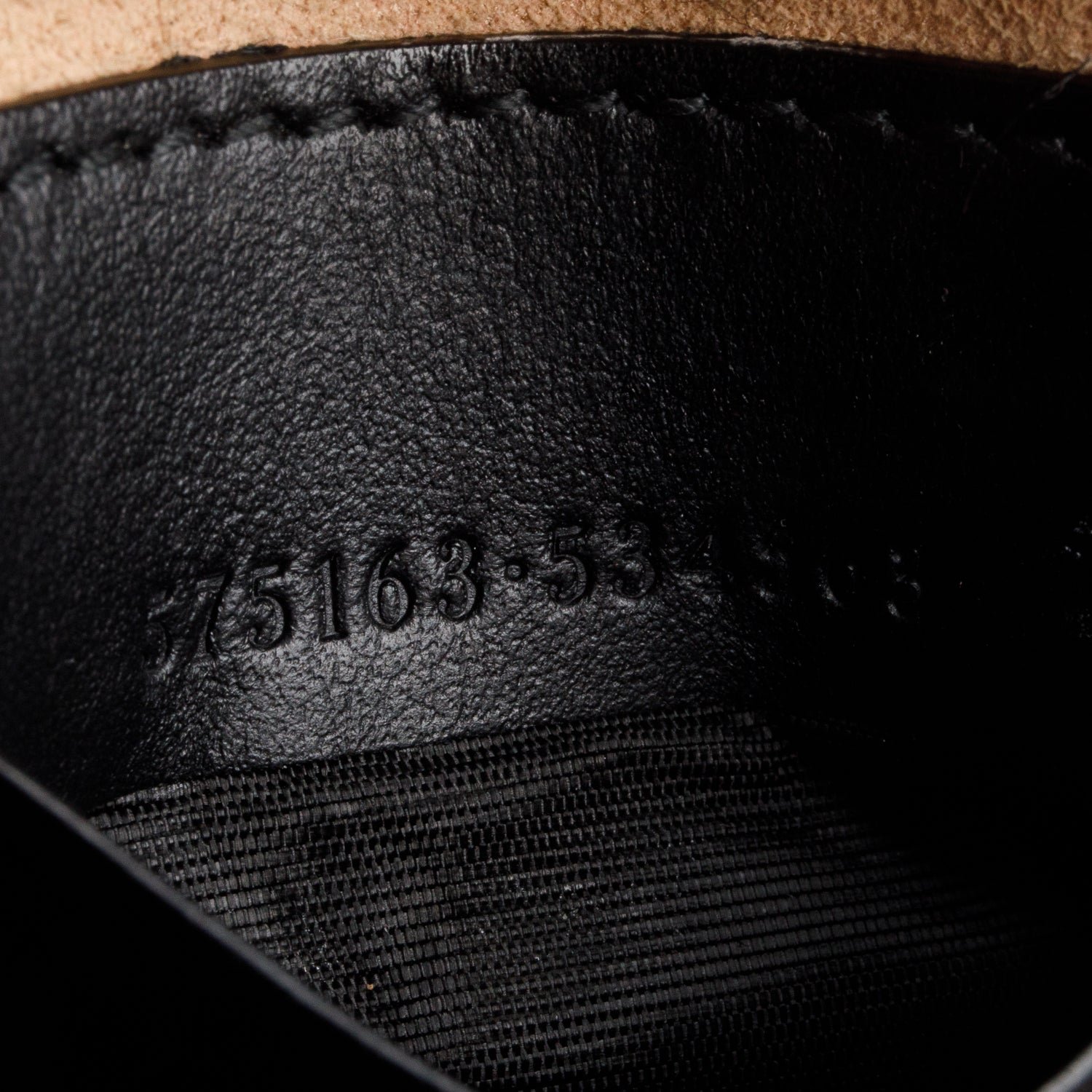 Gucci Black Calfskin Leather GG Marmont Small Bucket Bag