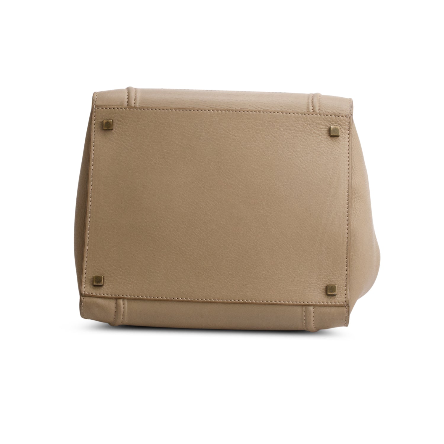 Celine Taupe Calfskin Leather Medium Phantom Luggage Tote