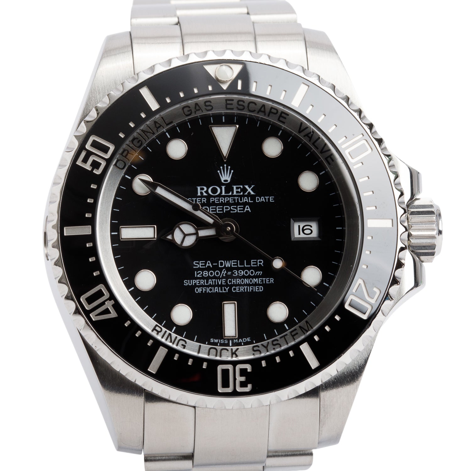 Rolex Stainless Steel Sea-Dweller Deepsea 44 MM Automatic Watch 116660 w/ Box & Papers