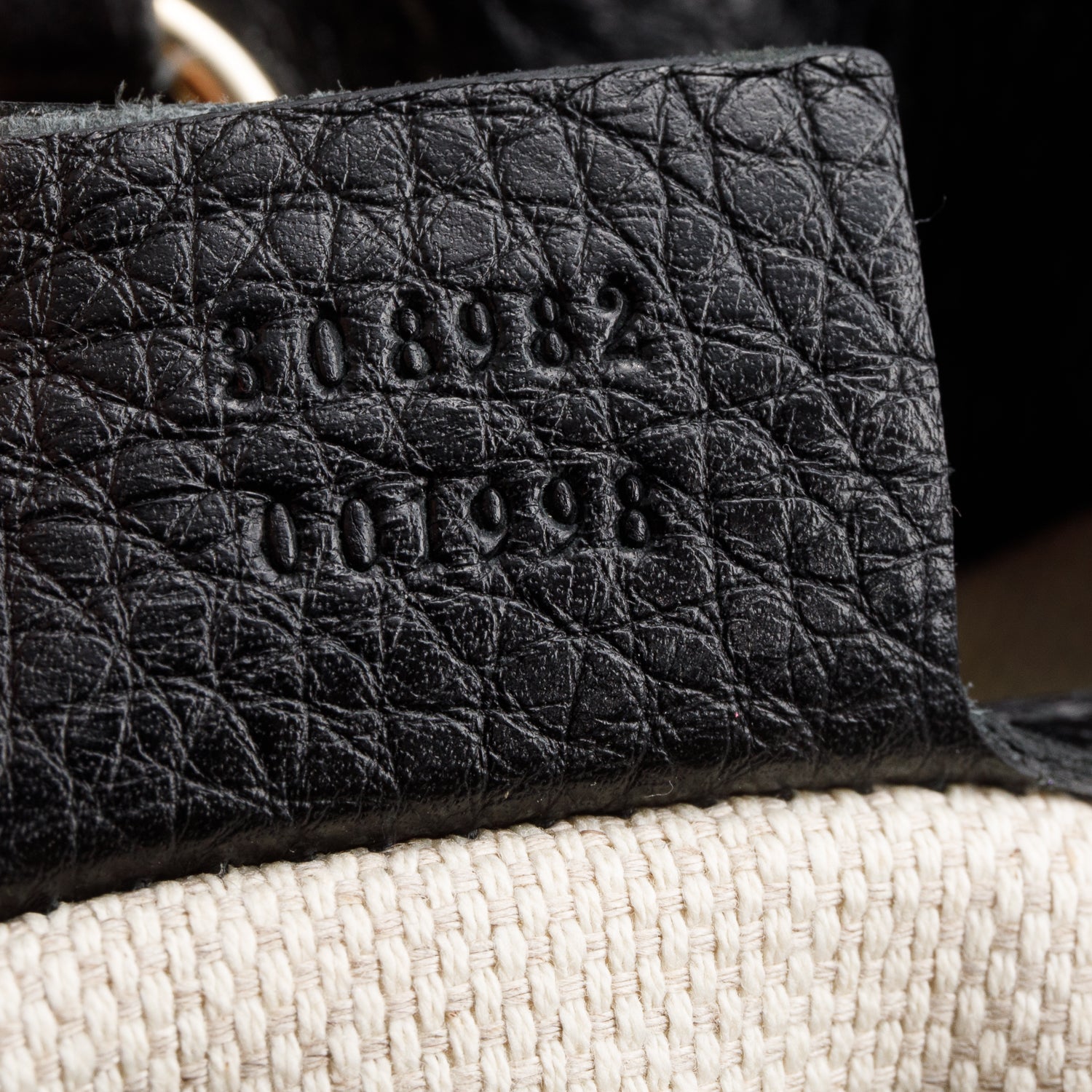 Gucci Black Pebbled Calfskin Medium Soho Chain Shoulder Bag
