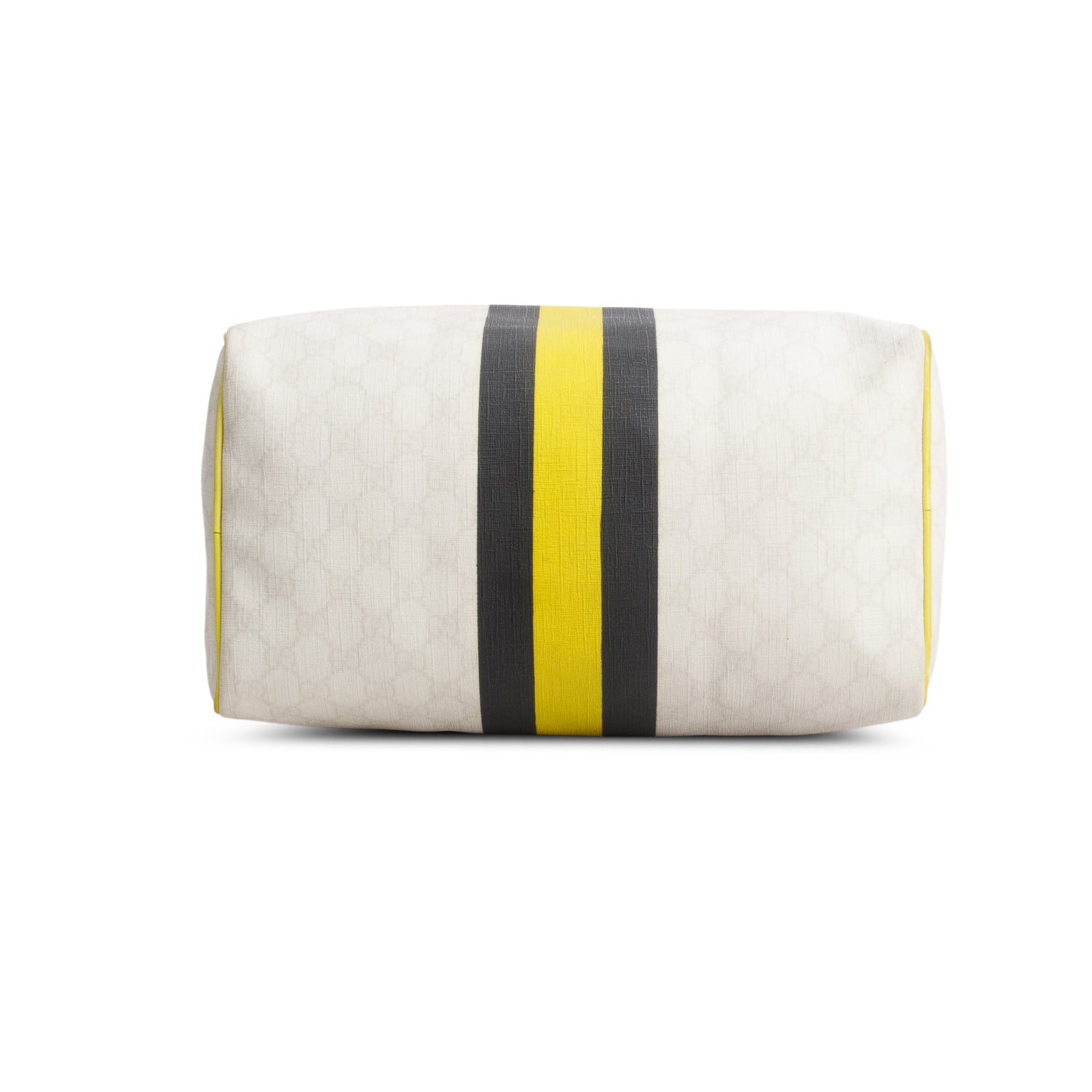 Gucci Multicolor GG Plus Mongram Web Strip Medium Joy Boston Bag