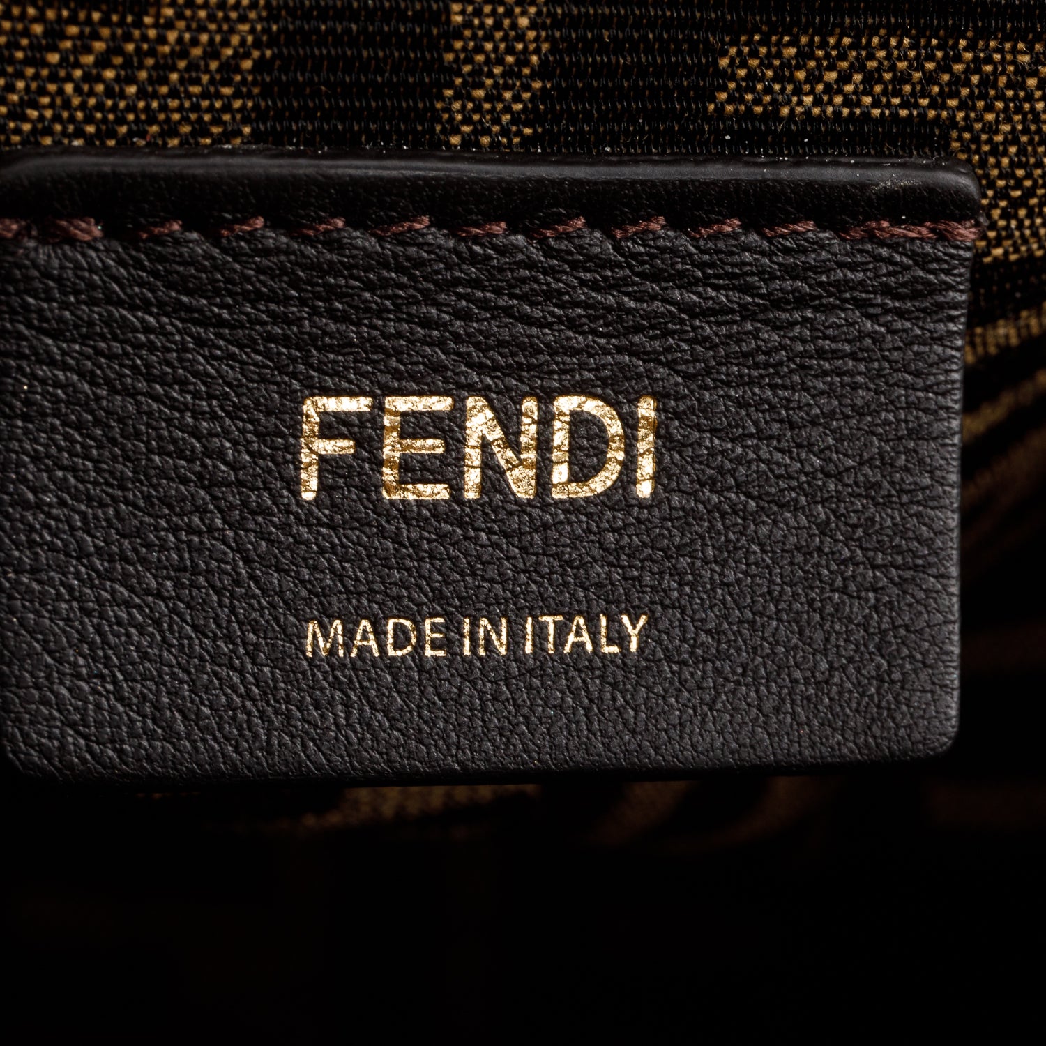 Fendi Beige Shiny Nappa Medium First w/ Strap