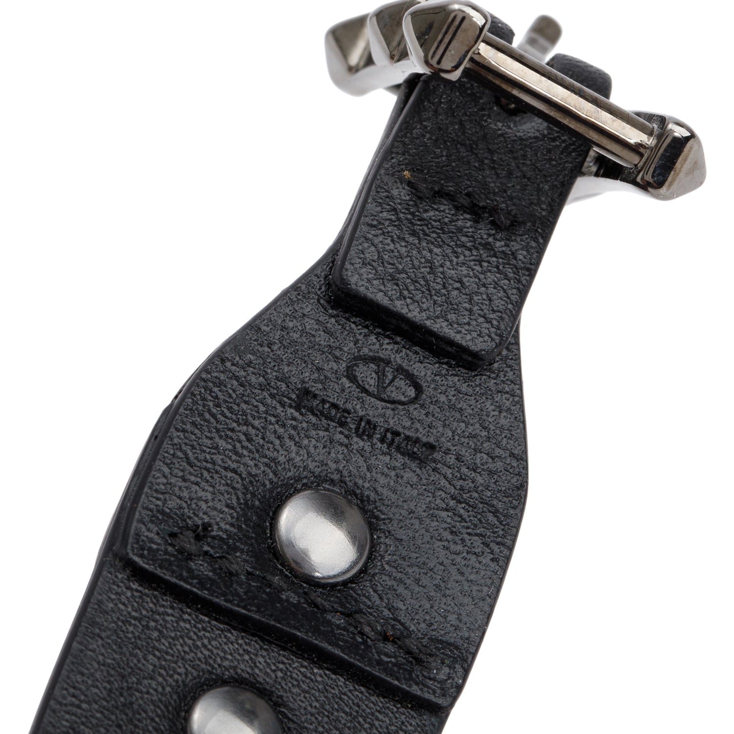 Valentino Camouflage Canvas Leather Rockstud Bracelet w/ Box