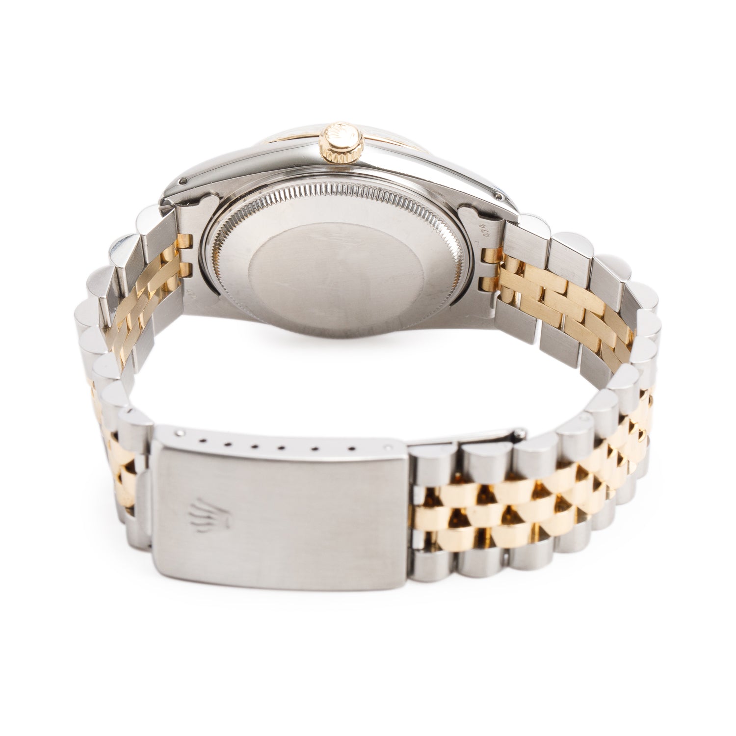 Rolex Stainless Steel & 18k Yellow Gold Oyster Perpetual Date 36 MM Automatic Watch Champagne Dial 15053