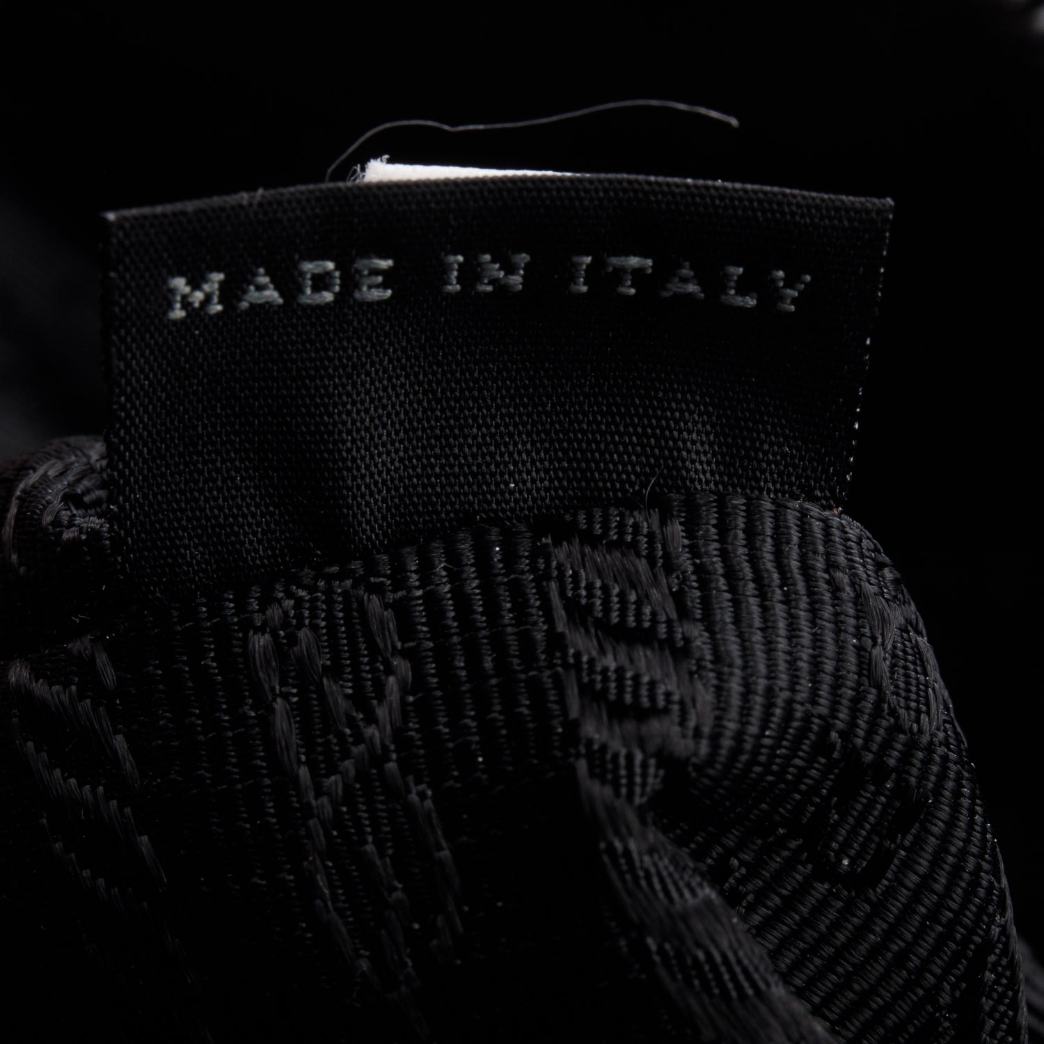 Prada Black Tessuto Nylon Saffiano Messenger Bag