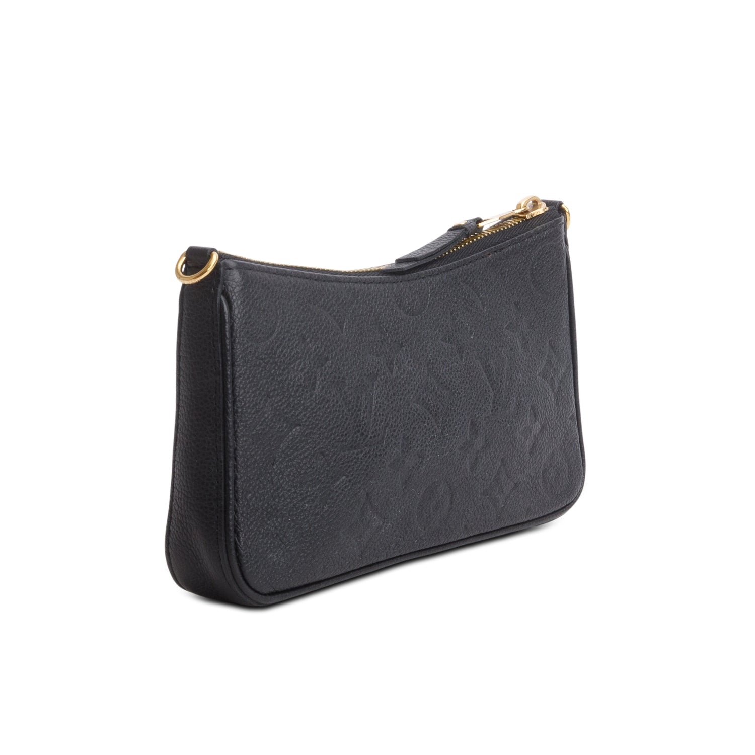 Louis Vuitton Black Empreinte Easy Pouch On Strap w/ Box & Straps