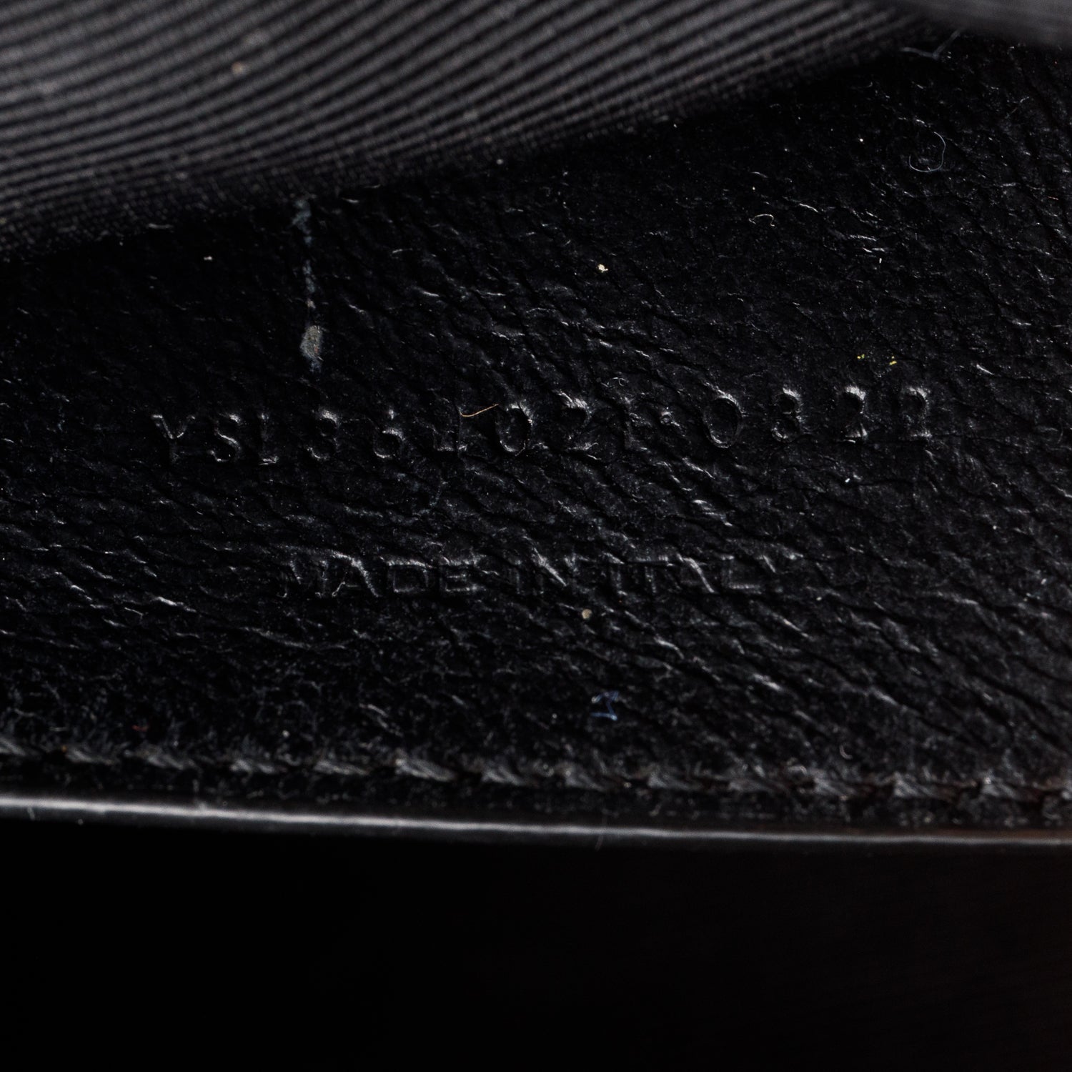 Saint Laurent 2022 Black Grain De Poudre Medium Kate Bag