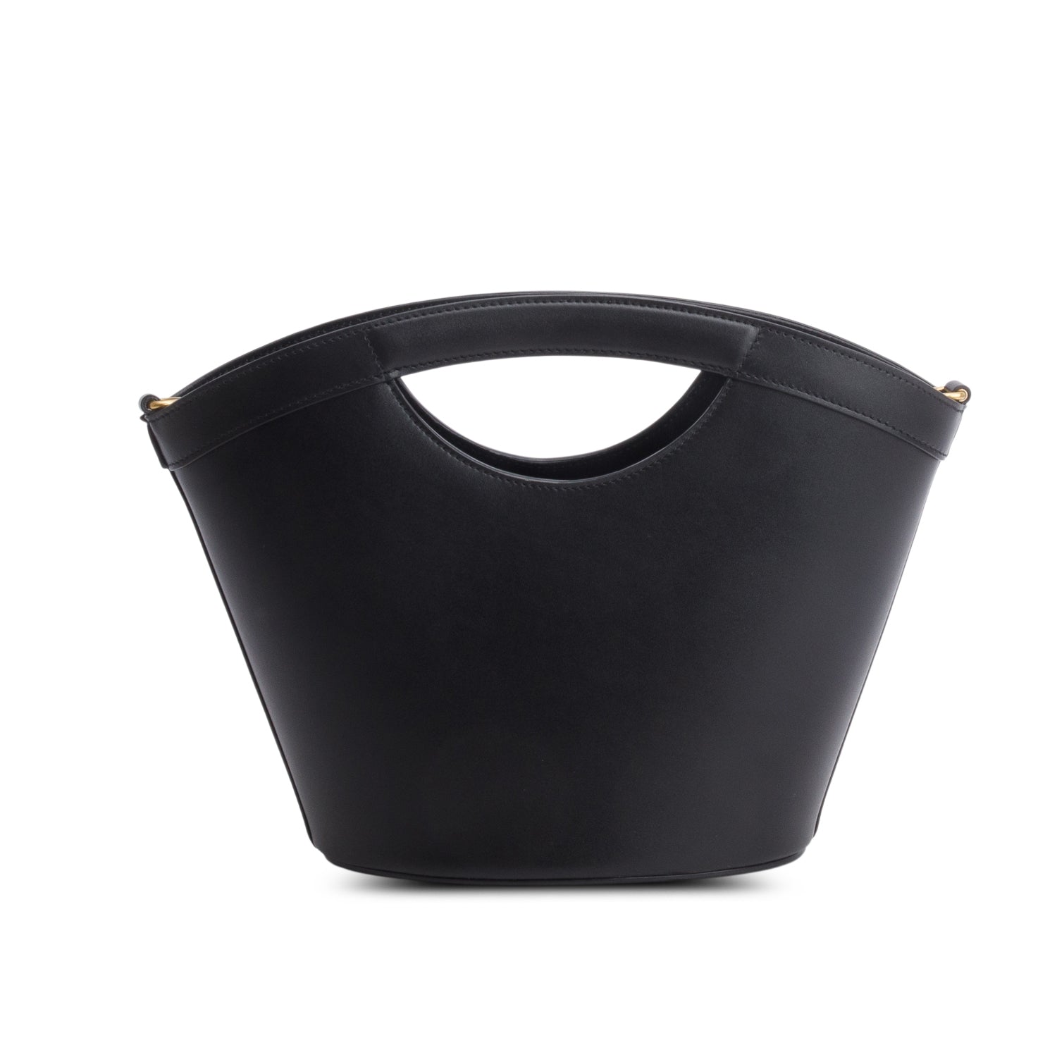 Saint Laurent 2024 Black Lambskin Celia Mini Tote w/ Strap