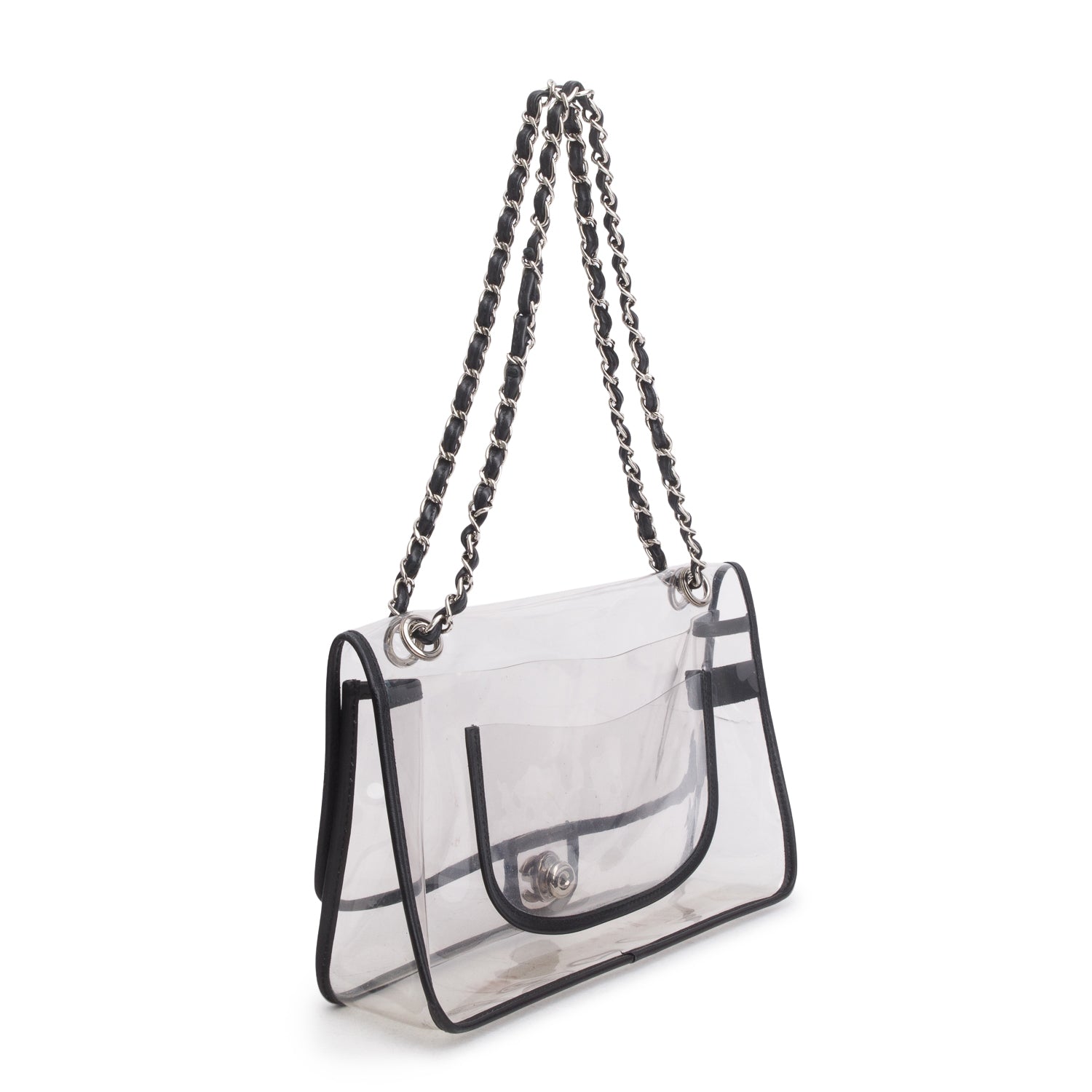 Chanel Lambskin PVC Medium Naked Flap