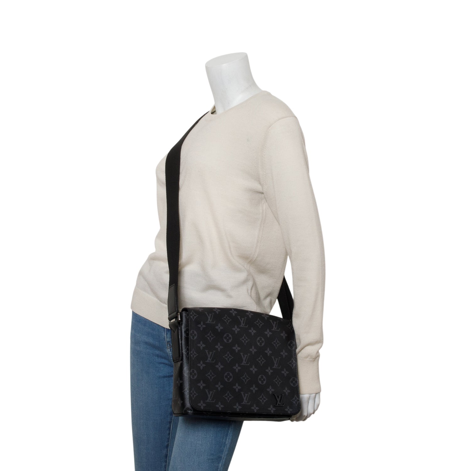 Louis Vuitton Monogram Eclipse District PM Bag