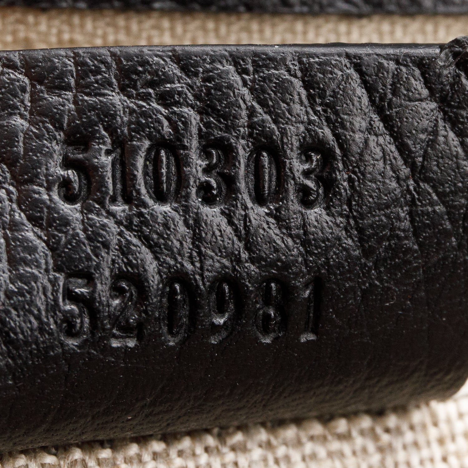 Gucci Black Calfskin Leather Medium Dollar Interlocking GG Shoulder Bag