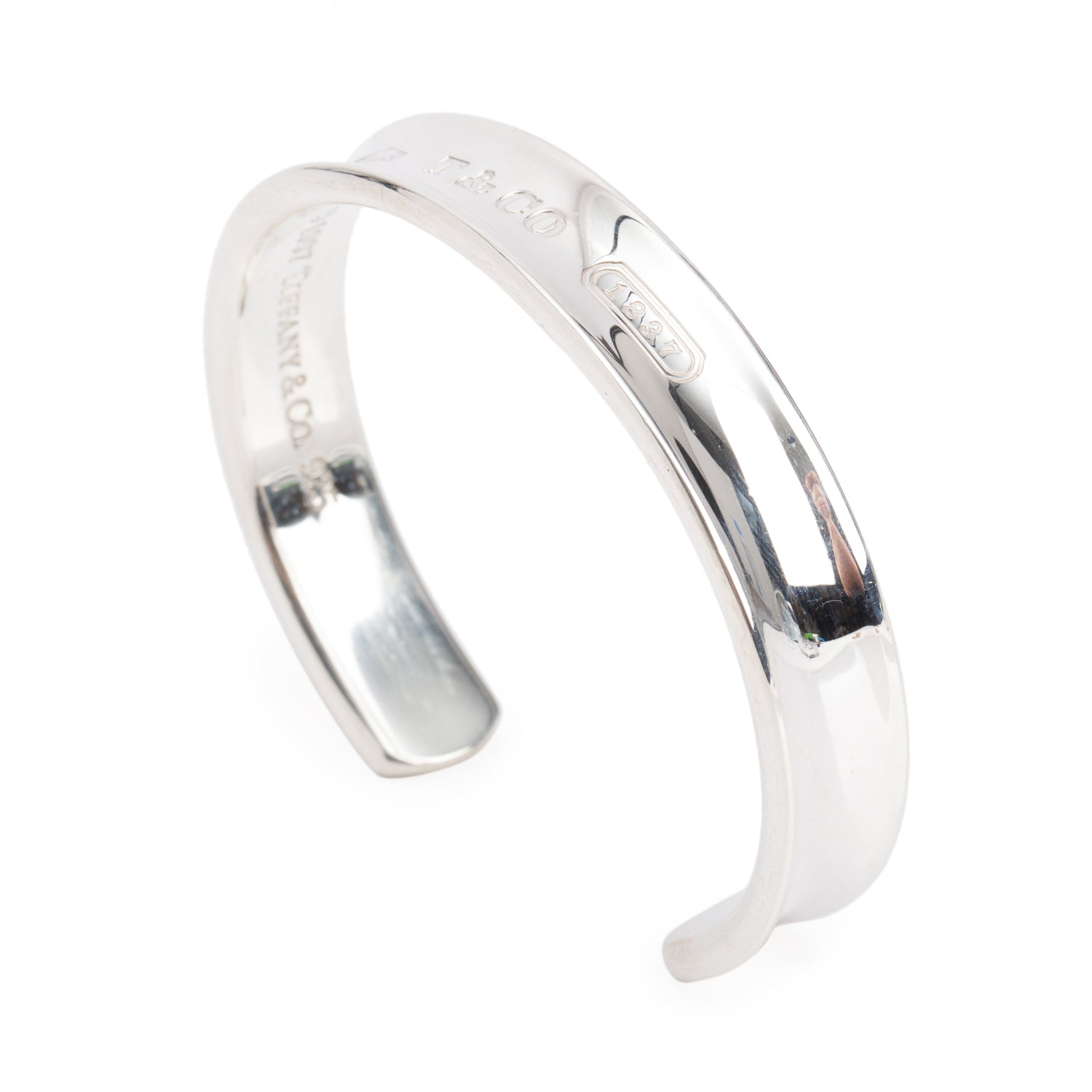 Tiffany & Co. Sterling Silver 1837 12 MM Cuff