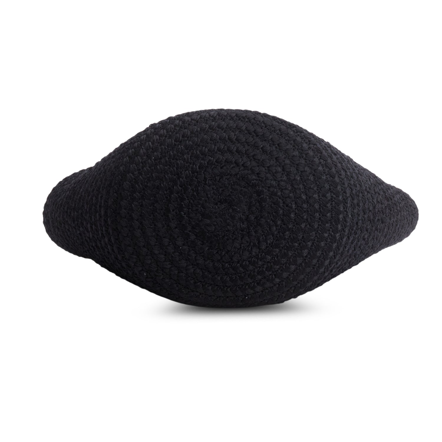 Balenciaga Black Lambskin Woven Small Ibiza Basket w/ Strap