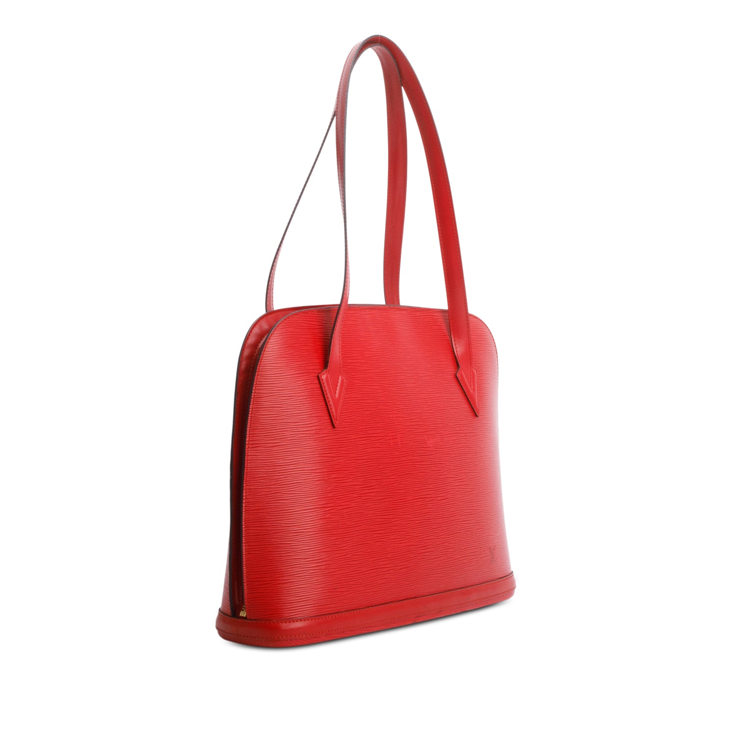 Louis Vuitton Vintage Red Epi Lussac Tote