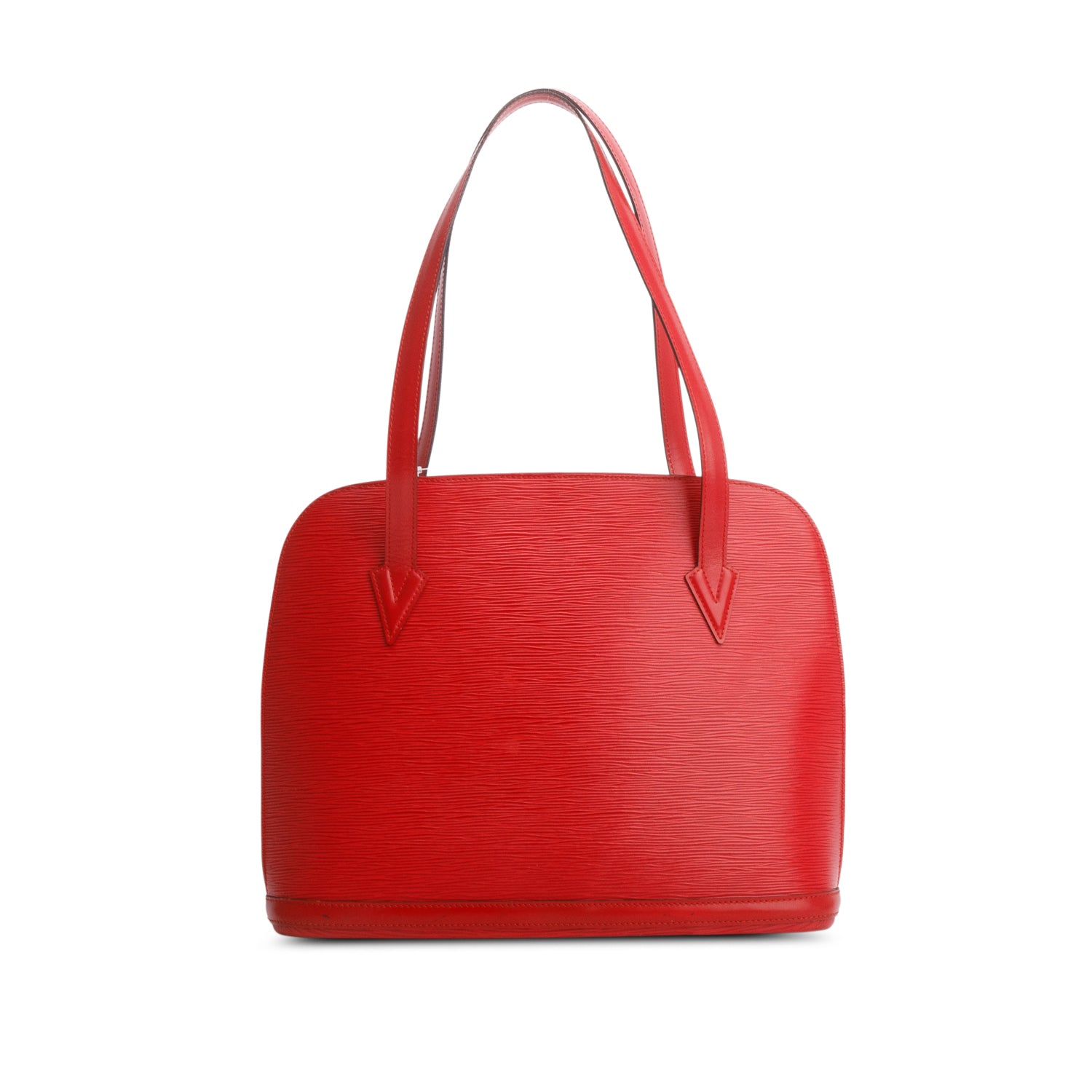 Louis Vuitton Vintage Red Epi Lussac Tote