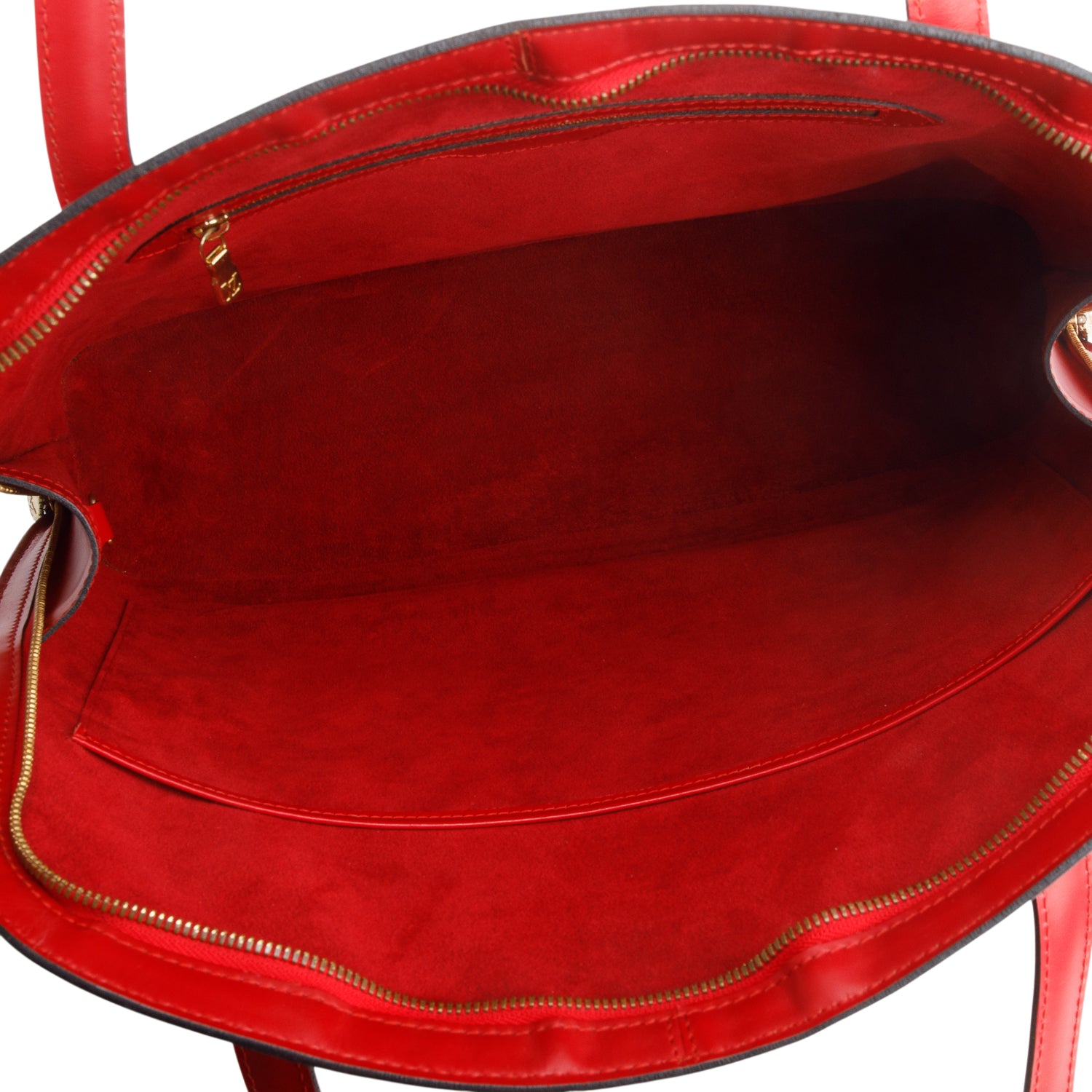 Louis Vuitton Vintage Red Epi Lussac Tote