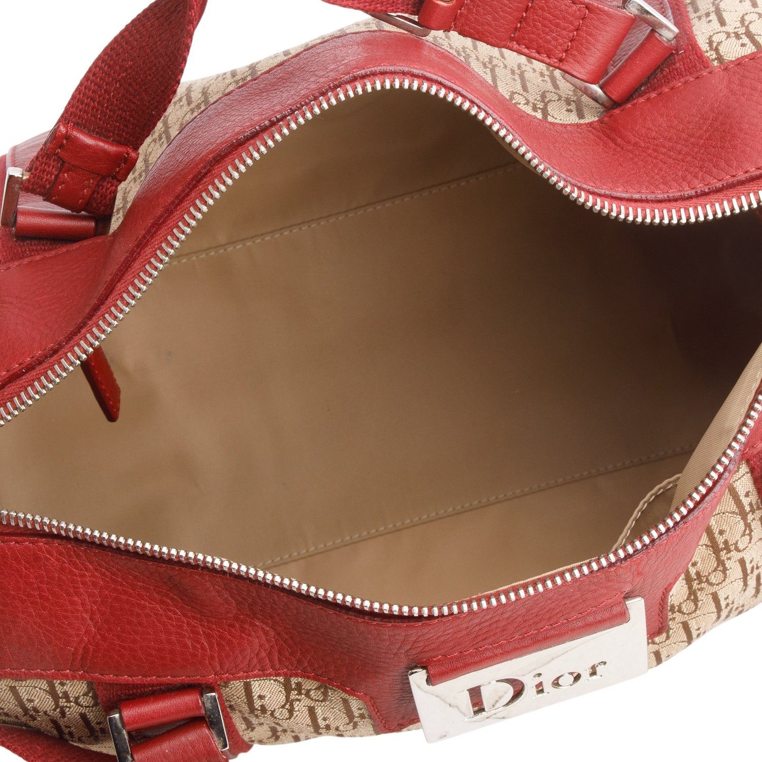 Christian Dior Brown Monogram Street Chic Boston Bag