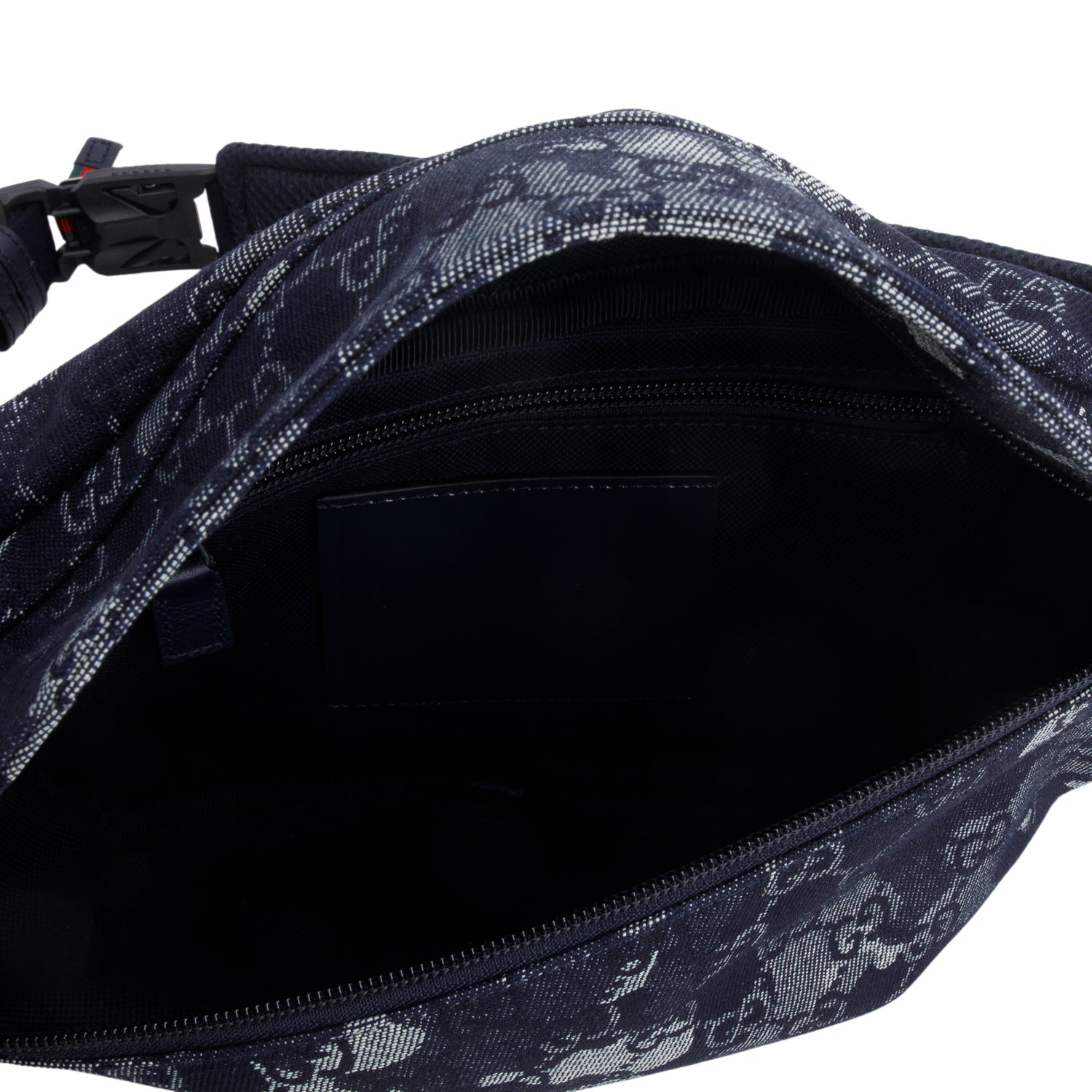 Gucci Blue Denim GG Monogram Camouflage Belt Bag