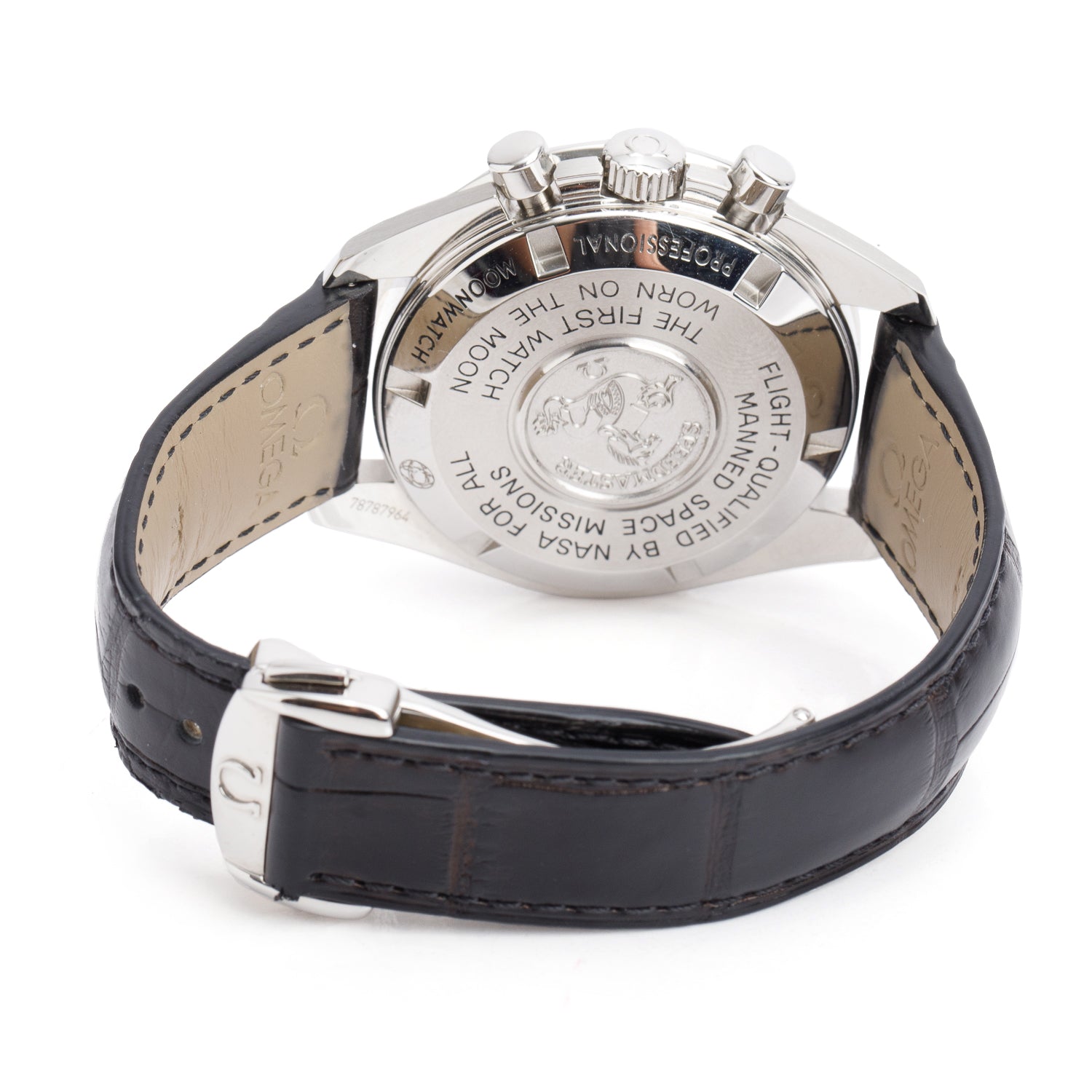 Omega Stainless Steel Speedmaster Moonwatch Professional 42 MM Manual Watch w/ Box & Papers